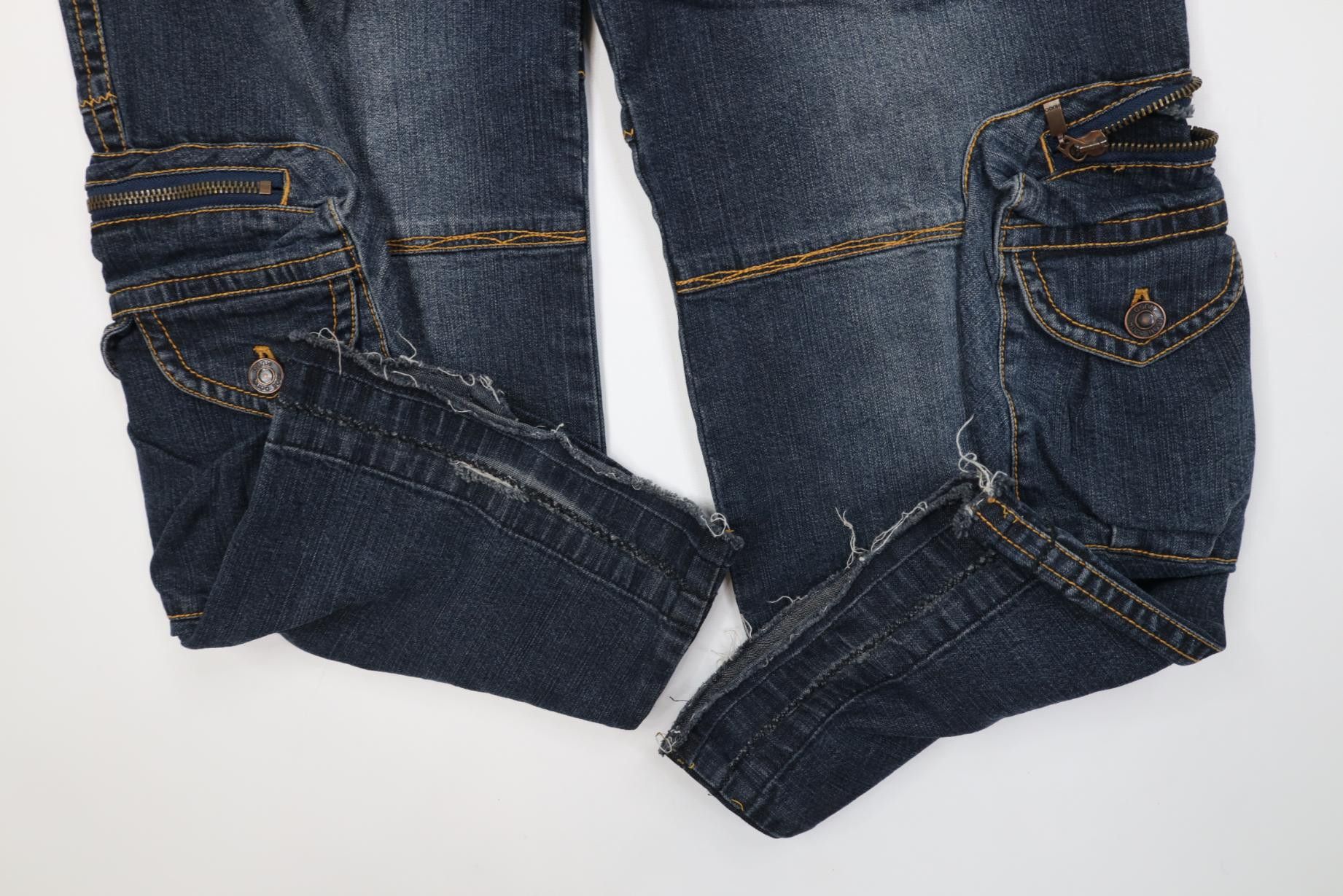 Hugo Boss Vintage Y2K Hugo Boss Baggy Wide Leg Cargo Denim Jeans Size US 32 / EU 48 - 5 Thumbnail