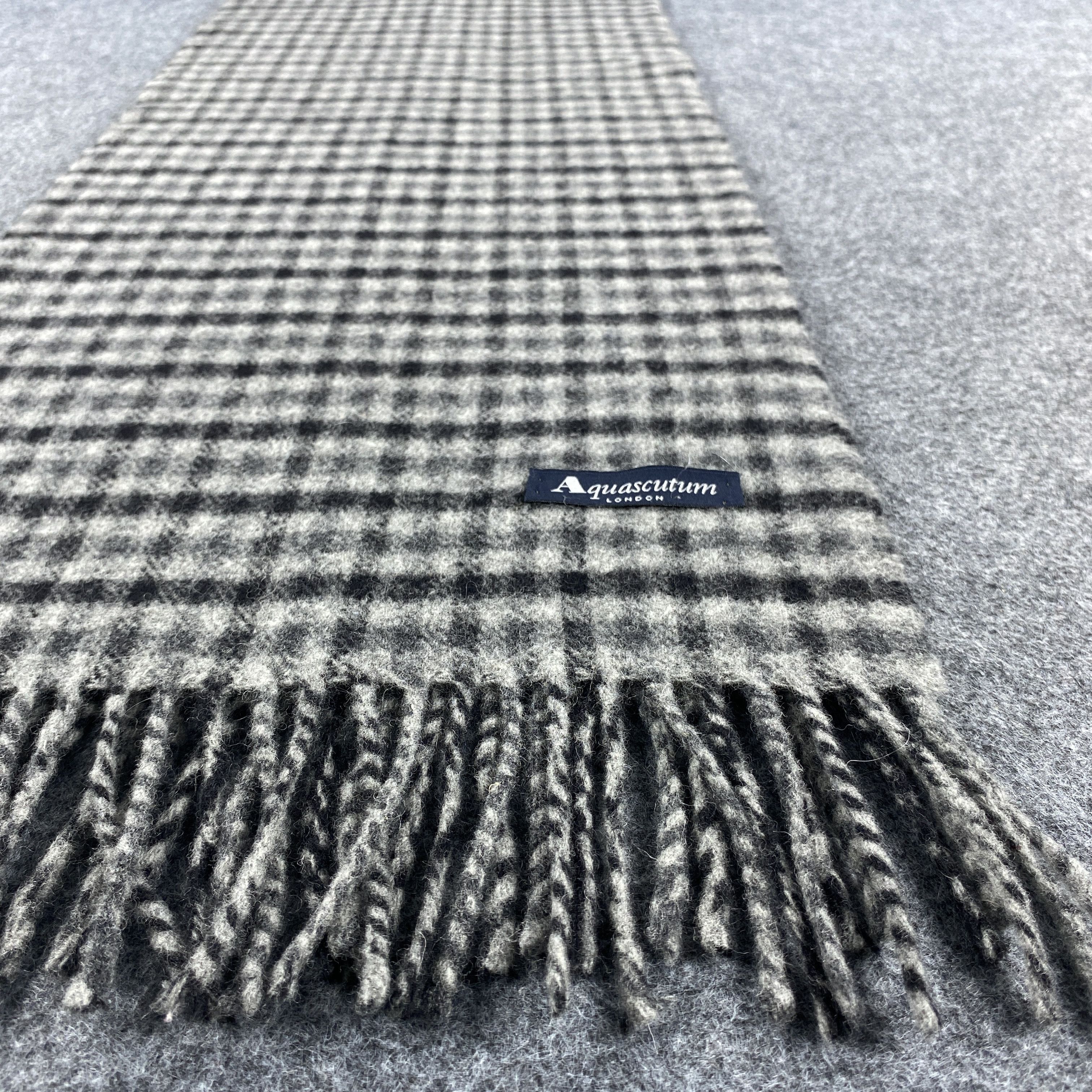 Aquascutum × Vintage Aquascutum Scarf # Muffler # Neckwear # D614 Size ONE SIZE - 7 Thumbnail