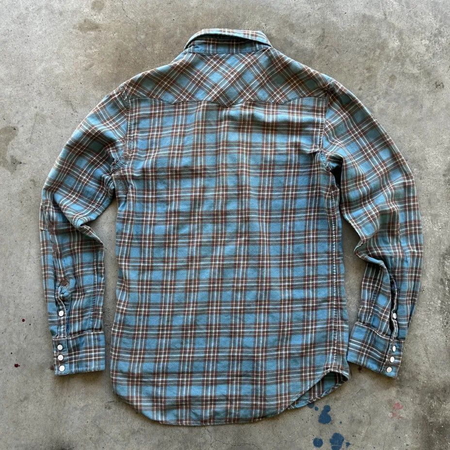 RRL Ralph Lauren RRL Ralph Lauren Double RL Plaid Flannel Button Shirt Size US S / EU 44-46 / 1 - 6 Thumbnail
