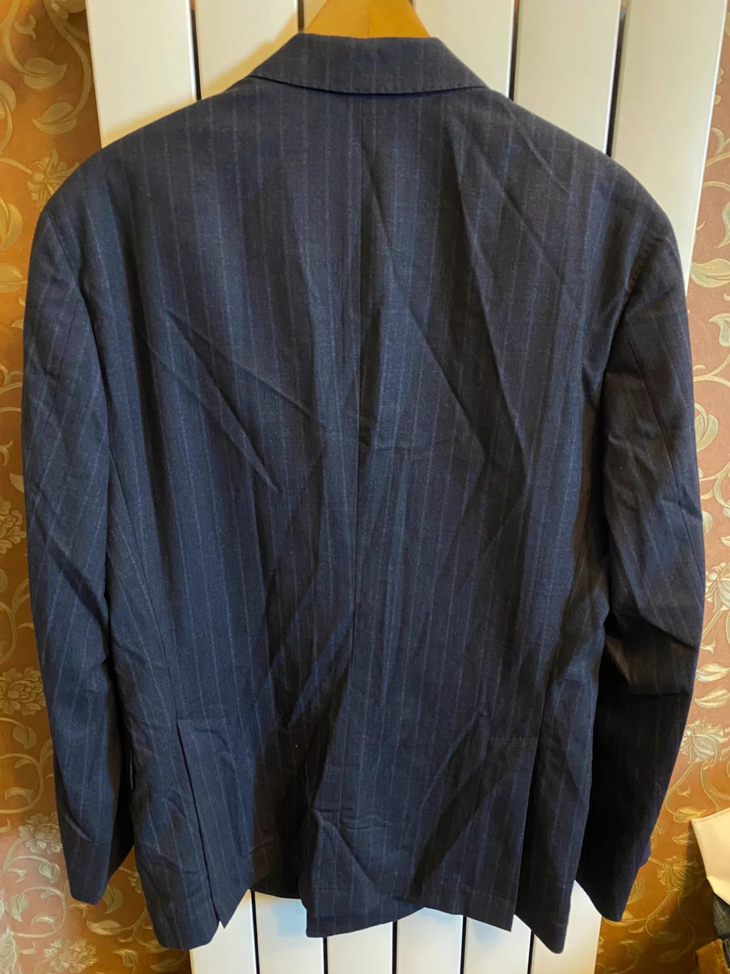 Brunello Cucinelli BRUNELLO CUCINELLI Double-Breasted Wool-Blend Blazer Size 50R - 2 Thumbnail