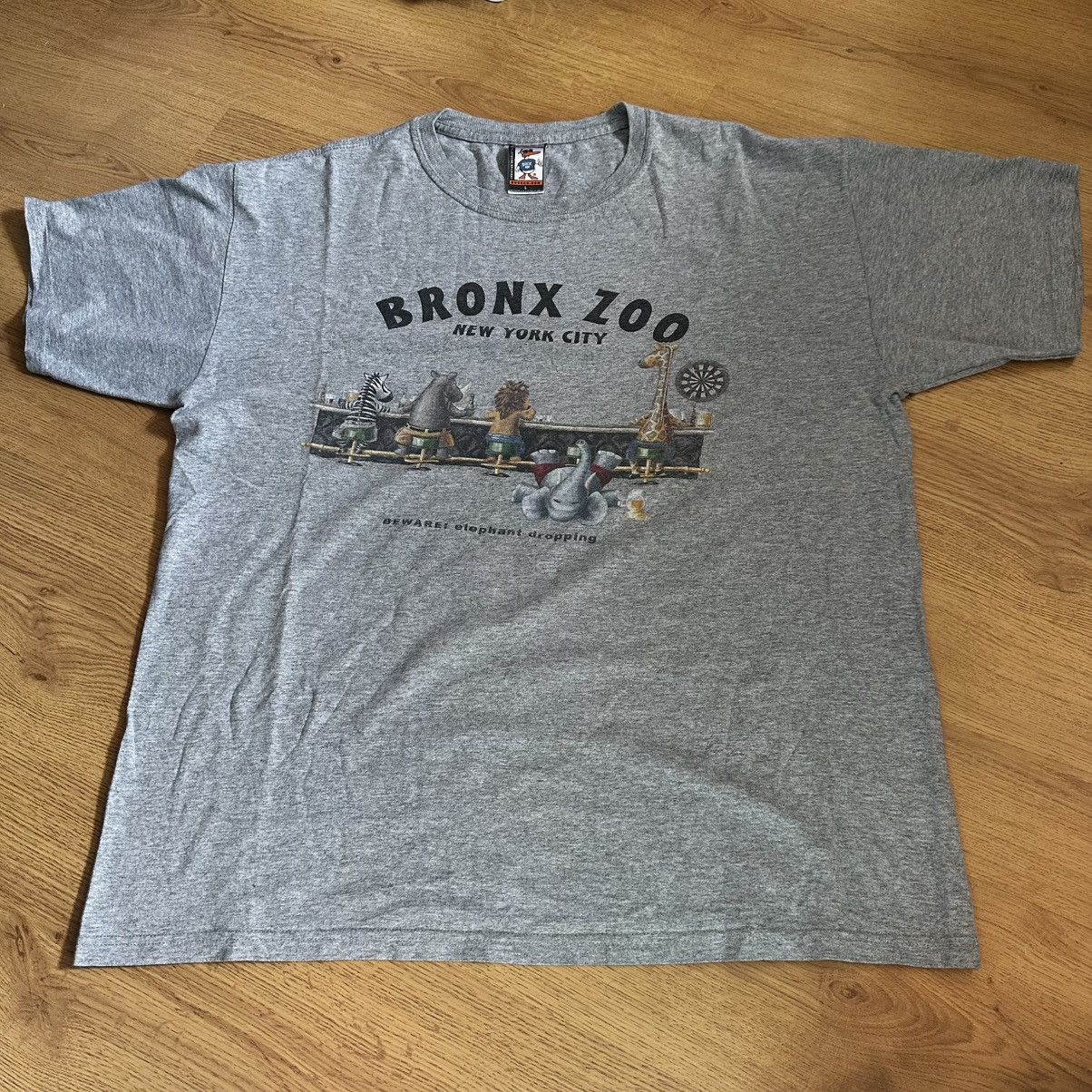 Vintage Vintage New York Bronx Zoo T Shirt Size US L / EU 52-54 / 3 - 1 Thumbnail