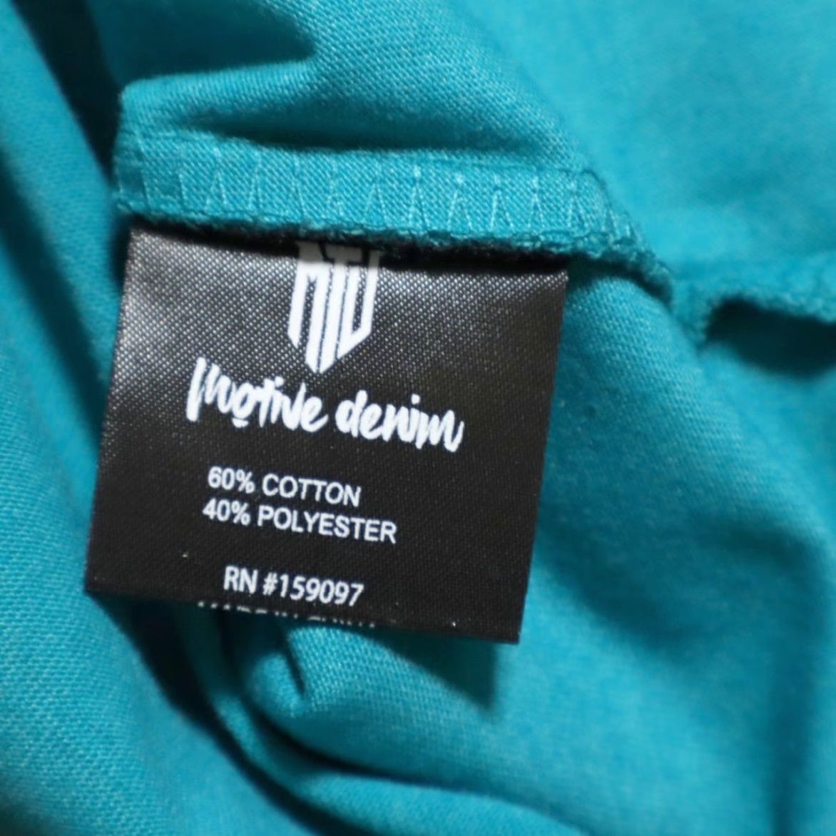 Denime Motive Denim Cobra Skull Solid T-Shirt Teal Men’s XL Shirt Size US XL / EU 56 / 4 - 8 Thumbnail