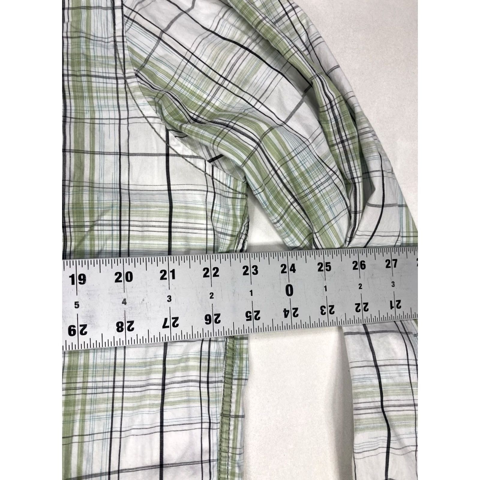 DKNY VINTAGE DKNY Rock & Roll NYC Car Guitar Print Plaid Shirt Men Large Green Long Sleeve Size US L / EU 52-54 / 3 - 7 Thumbnail