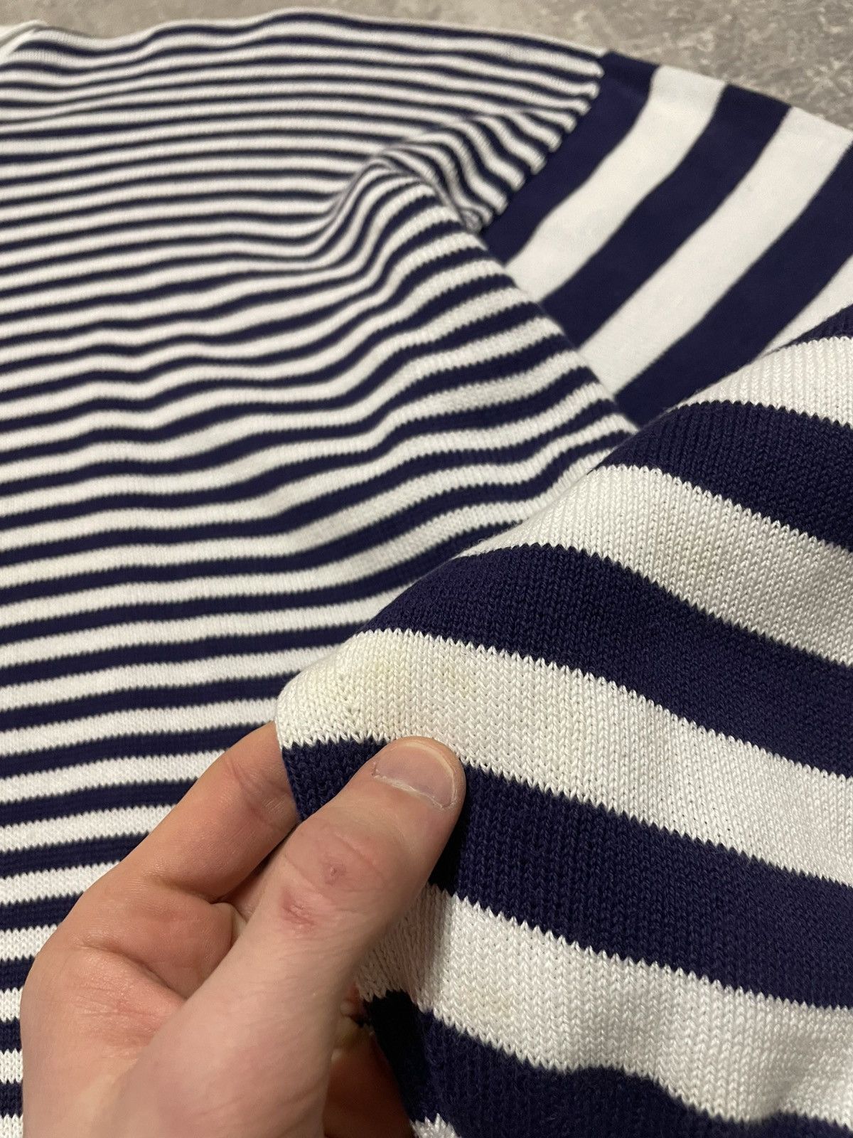 Johnstons Of Elgin Vintage Johnstons Of Elgin Striped Knit Sweater Size US L / EU 52-54 / 3 - 20 Thumbnail