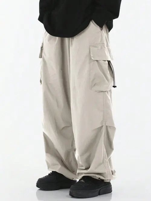 Japanese Brand Parachute Multi-Pocket Sweatpants Gorpcore Cargo Size US 32 / EU 48 - 2 Thumbnail