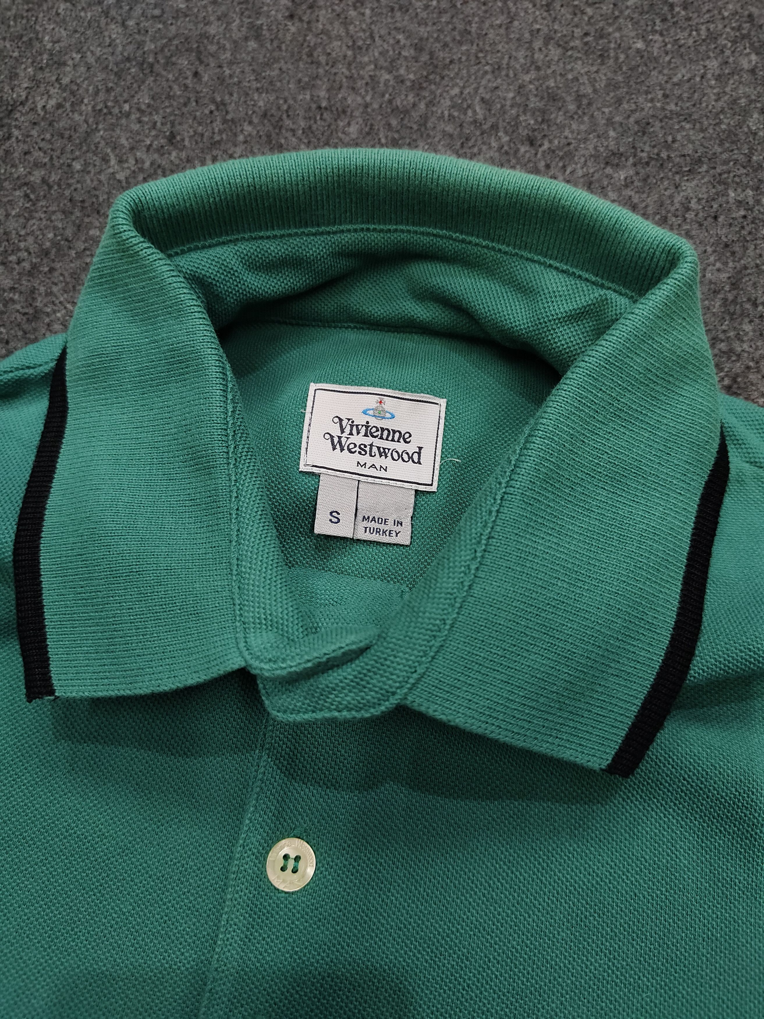 Vivienne Westwood Vivienne Westwood Man 🇬🇧 Orb Logo Embroidered Polo Shirt Size US S / EU 44-46 / 1 - 4 Thumbnail