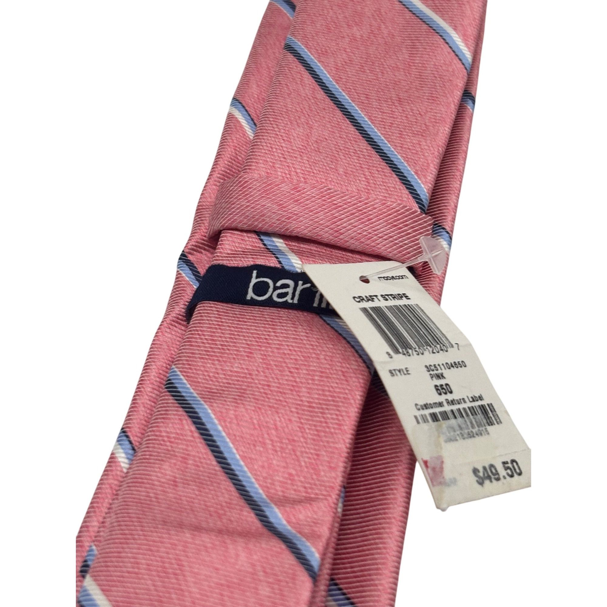 Other BAR III Carnaby Collection Craft Stripe Men's Necktie, Pin Size ONE SIZE - 5 Thumbnail