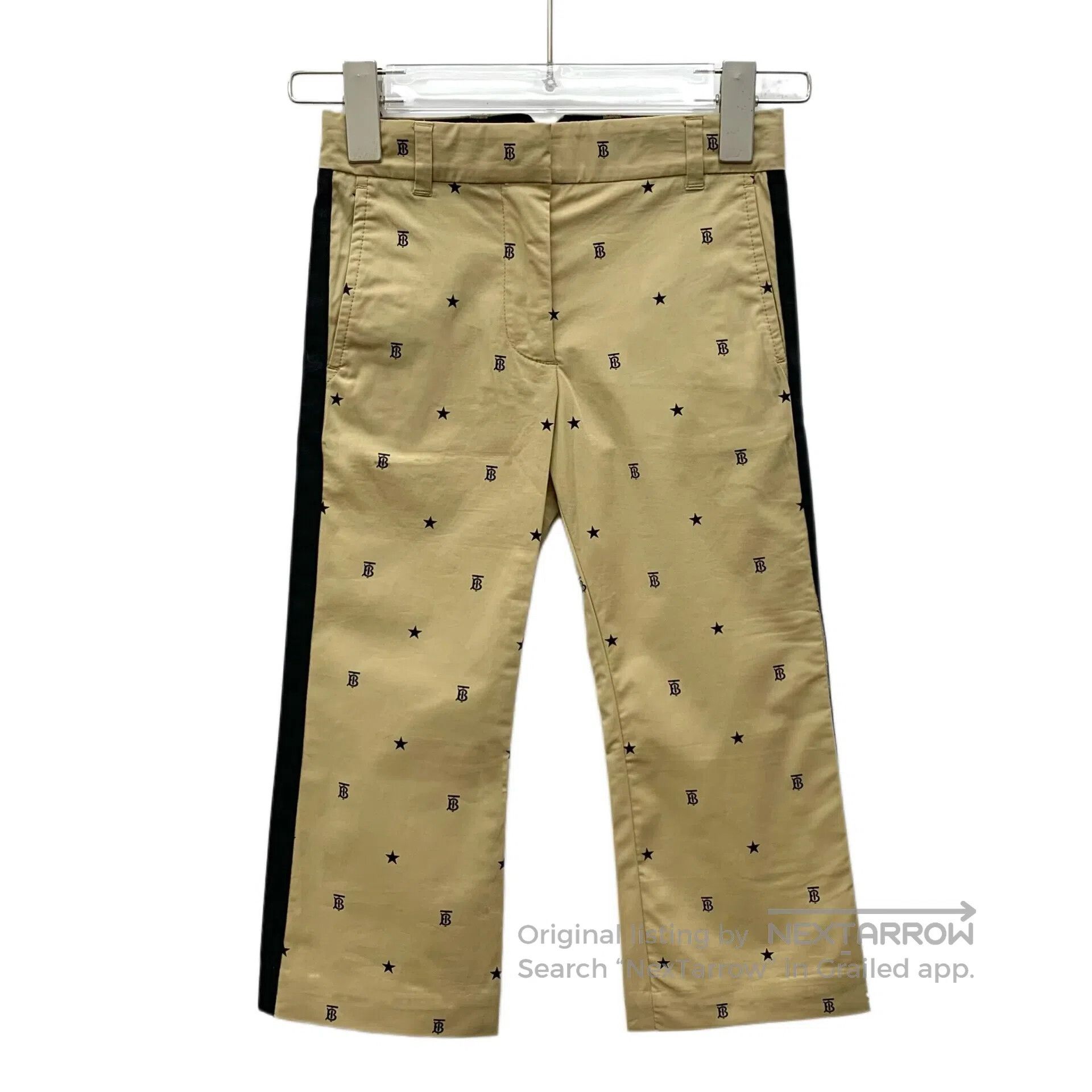 Burberry Burberry Brown Five-pointed Star TB Letter Embroidered Cot Size US 27 - 1 Thumbnail