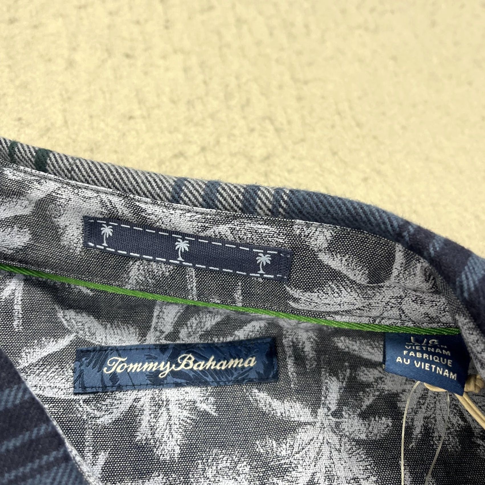 Tommy Bahama Tommy Bahama Sombra Shirt Jacket Jacket Mens L Blue Palms Flannel NWT Indigo Striped Bomber Cotton Lining Button Front Pocket Casual Travel Size US L / EU 52-54 / 3 - 5 Thumbnail