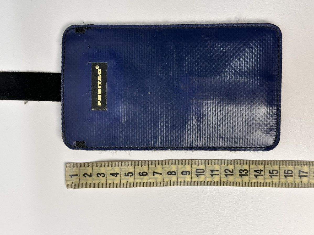 Freitag Freitag blue recycled tarp luggage tag travel accessory Size ONE SIZE - 7 Thumbnail