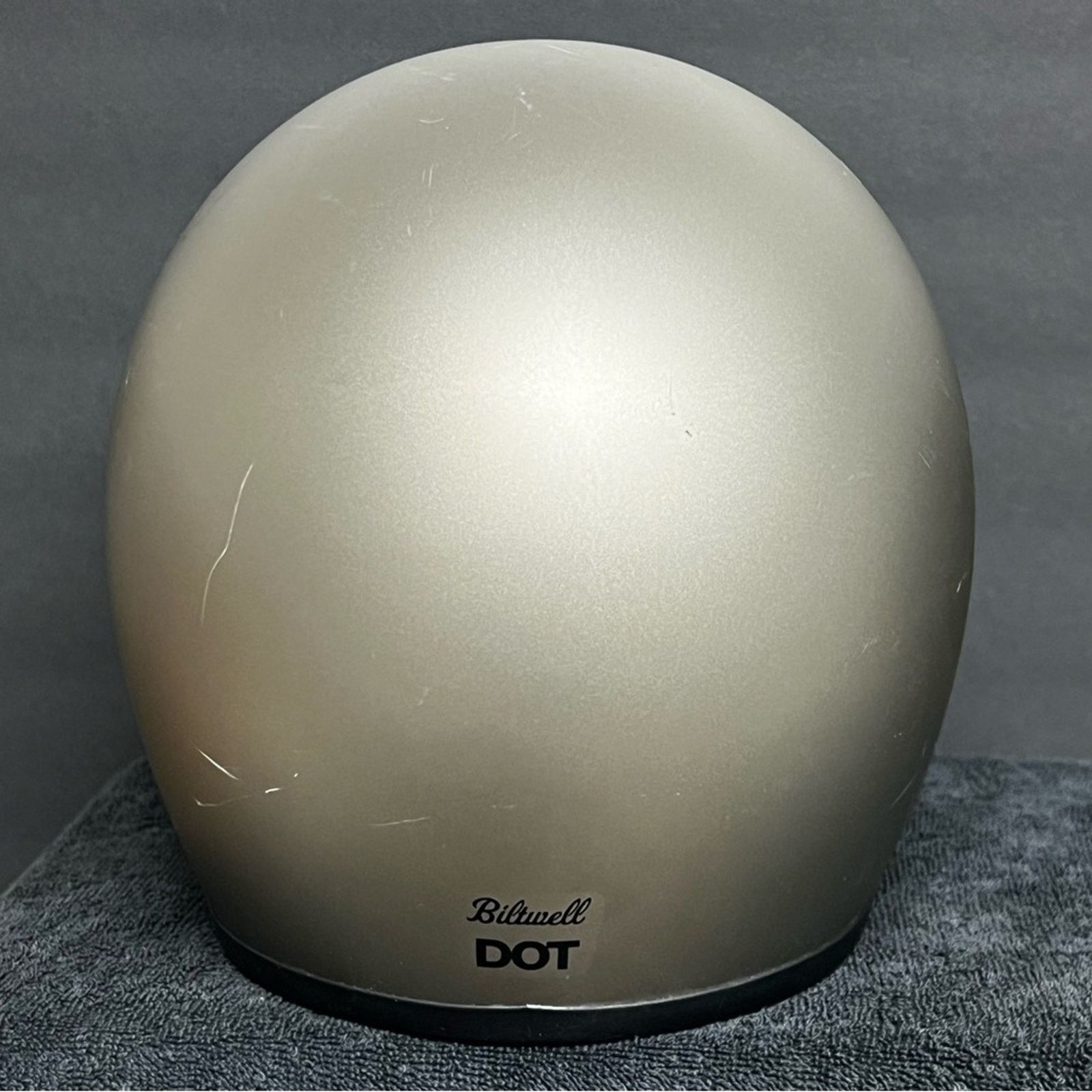 Harley Davidson Biltwell Inc. Bonanza Solid Motorcycle Helmet - Titanium Size ONE SIZE - 4 Thumbnail