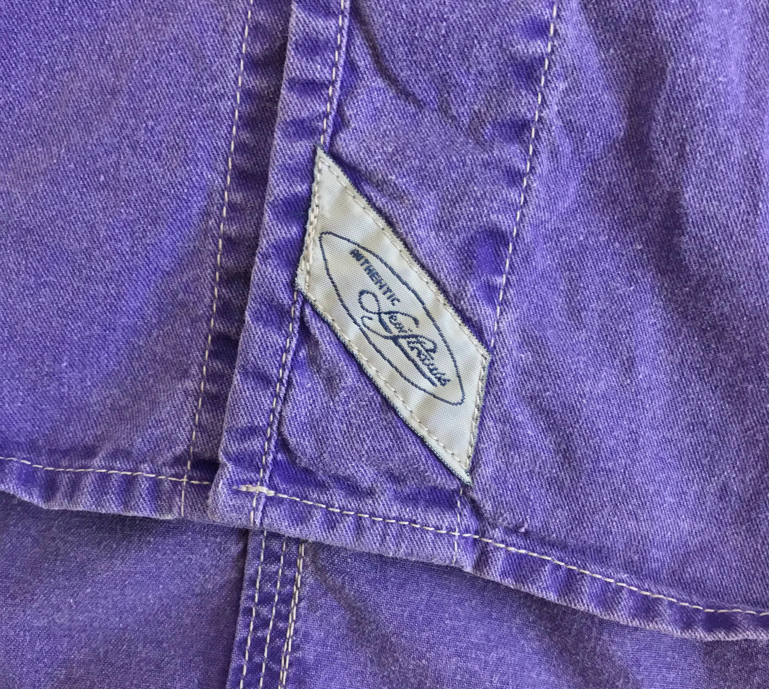 Levi's Vintage Clothing 90s LEVI'S Button Up Shirt Denim Oversize Short Sleeve Size US XL / EU 56 / 4 - 6 Thumbnail