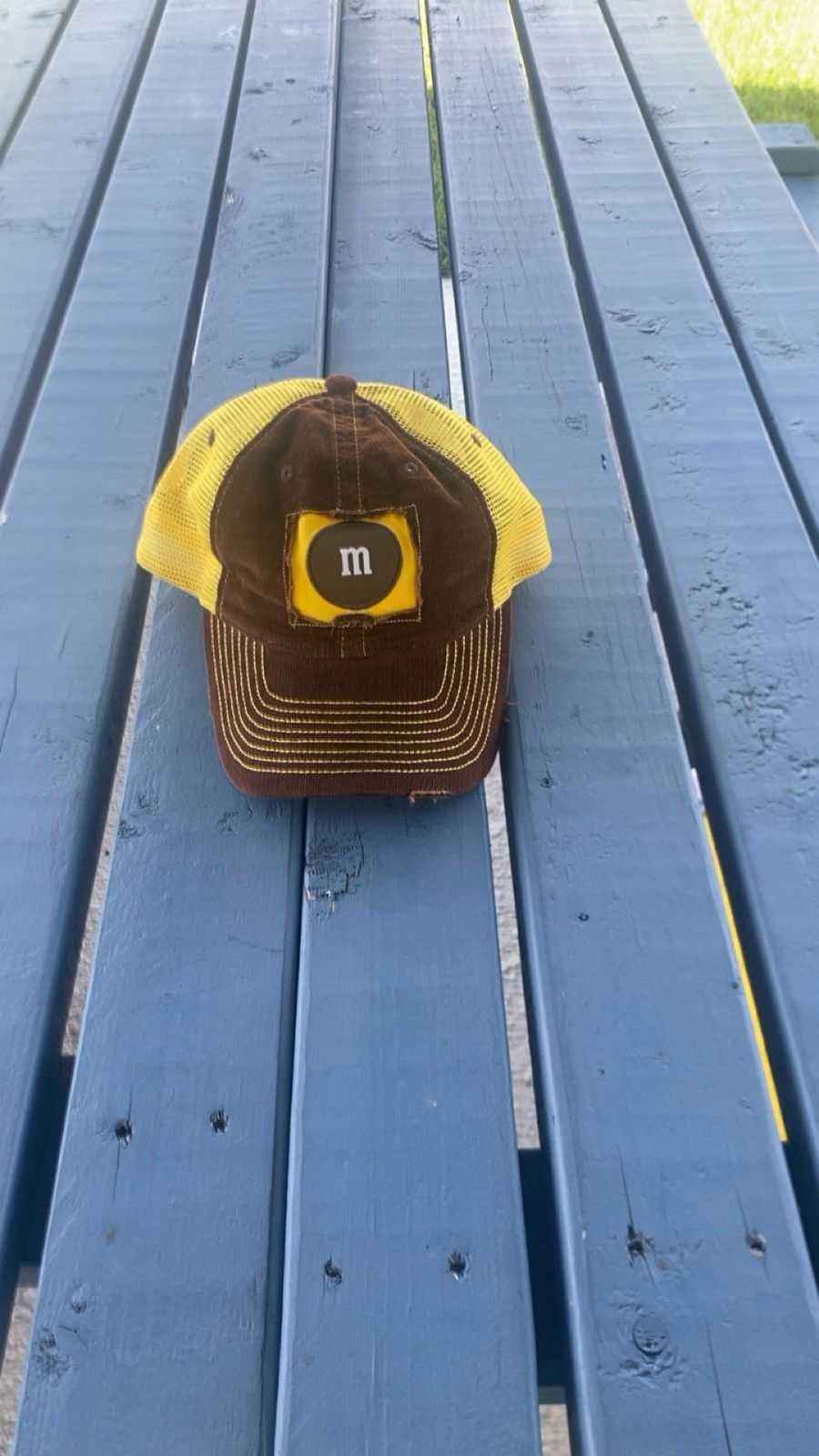 Other Yellow m&m racing hat Size ONE SIZE - 1 Thumbnail