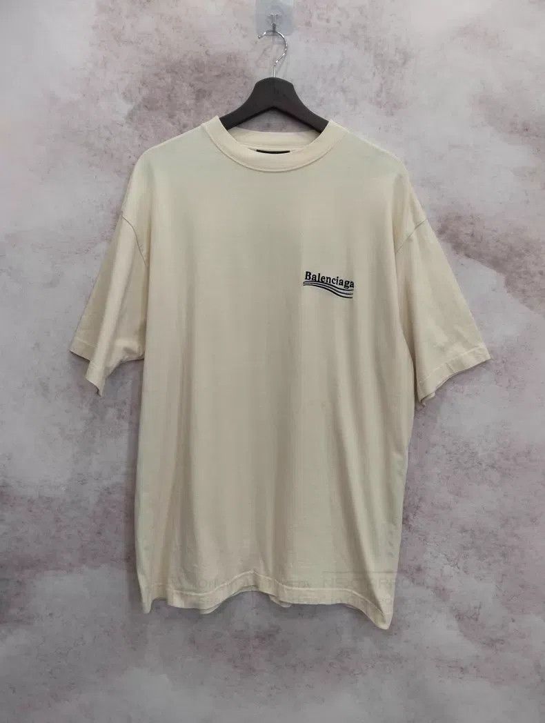 Balenciaga Balenciaga Letter print round neck short-sleeve T-shirt - Size US S / EU 44-46 / 1 - 1 Thumbnail