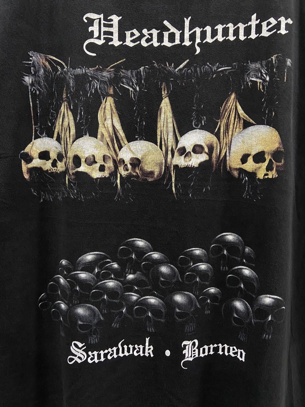 Band Tees × Vintage Vintage 90s HEADHUNTER Heavy Metal Rock TOUR TShirt Size US M / EU 48-50 / 2 - 5 Thumbnail