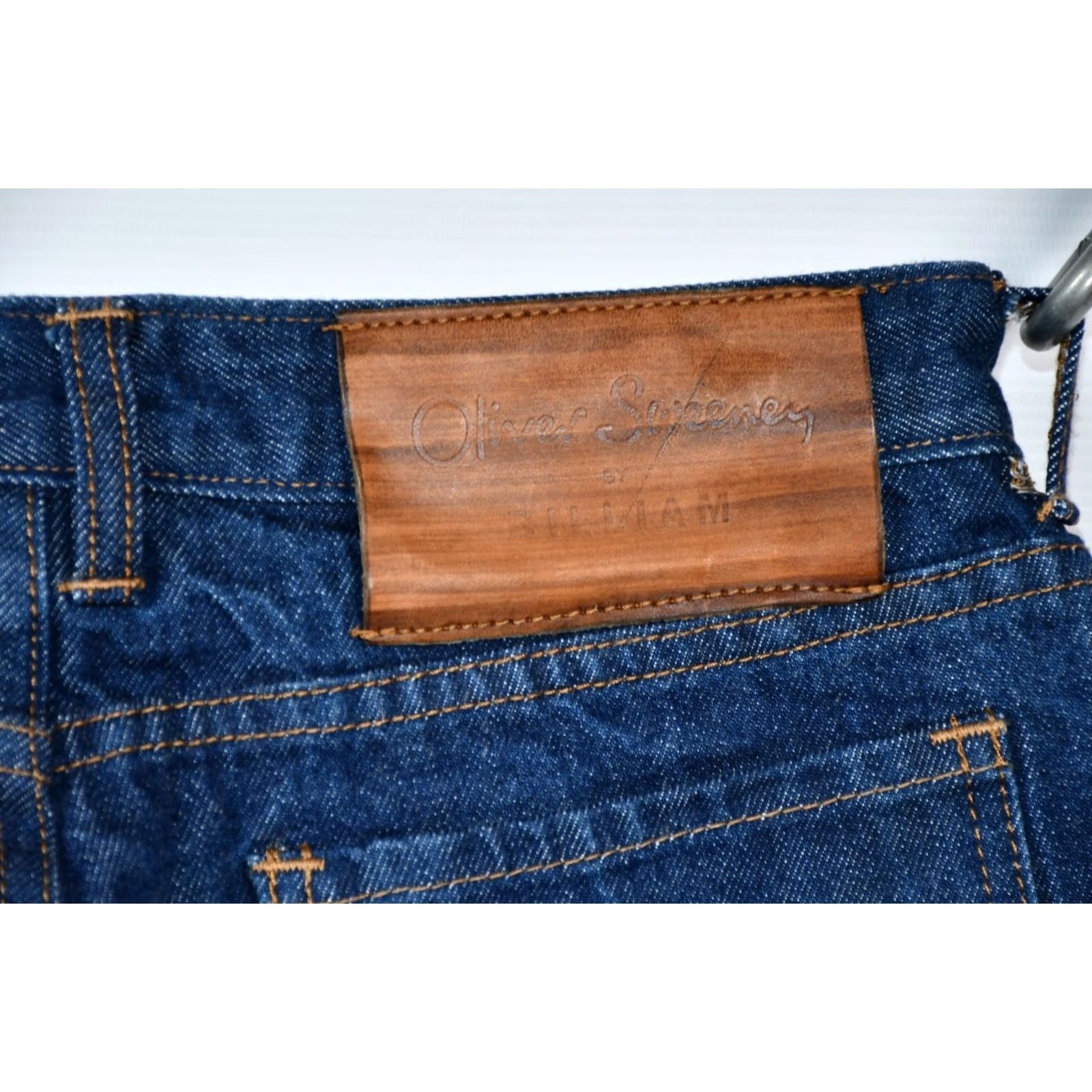 Oliver Sweeney Oliver Sweeney Os X Billiam Selvedge Jeans Made USA Greenville Men's W30 Blue Denim Cotton Classic Jeans Size US 30 / EU 46 - 7 Thumbnail
