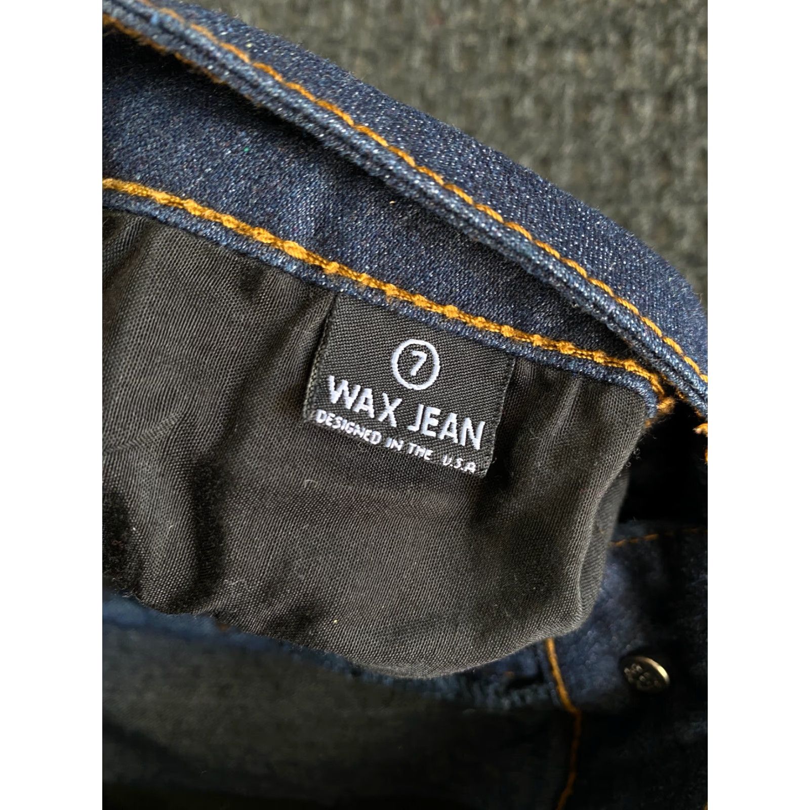 Vintage WOMEN’S WAX JEANS Premium Wax Jean Size 7 Skinny Stretch Dark Blue Denim 90200 Jeans Slim 30In Inseam Women Style 90200 90200 Womens Jeans Size 28" / US 6 / IT 42 - 4 Thumbnail