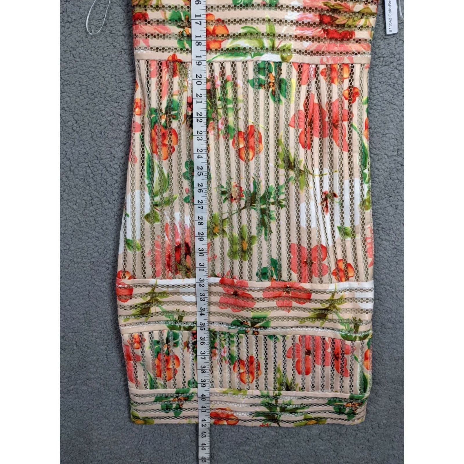 Vintage Issue New York Women's Floral Printed Dress Size 4 Red Casual Size S / US 4 / IT 40 - 3 Thumbnail