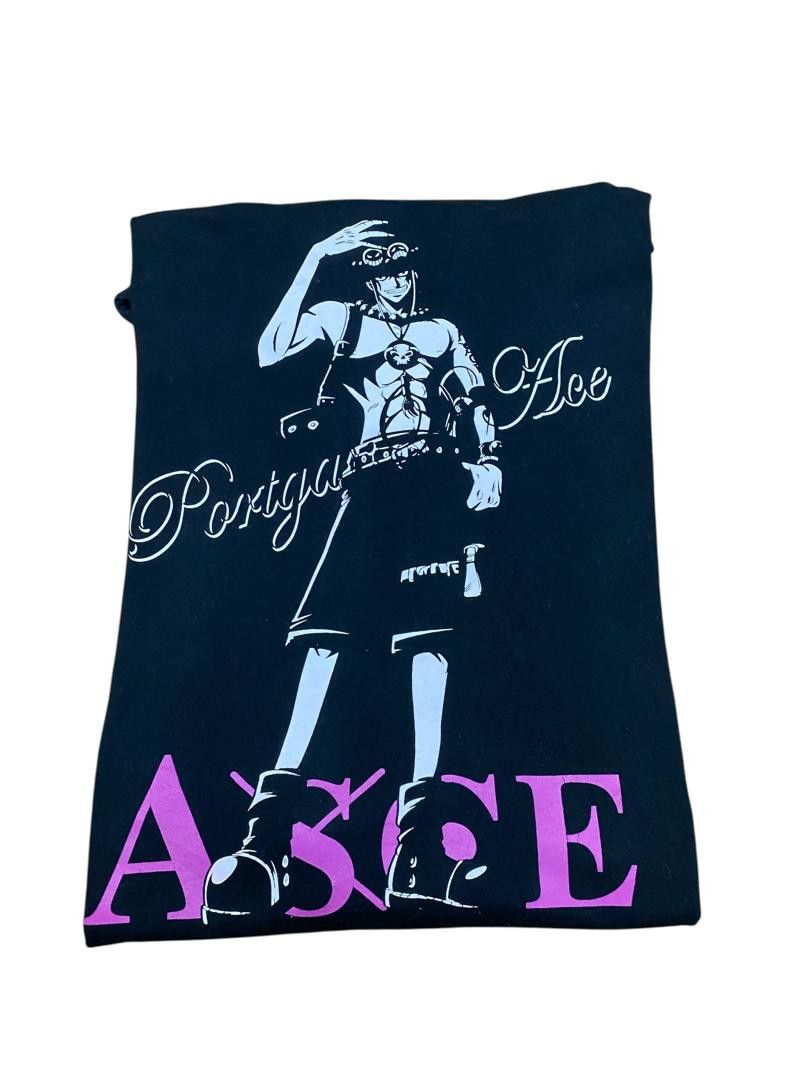 One Piece Vintage One Piece Portgas D Ace Long Sleeve Shirt Size US XXL / EU 58 / 5 - 4 Thumbnail