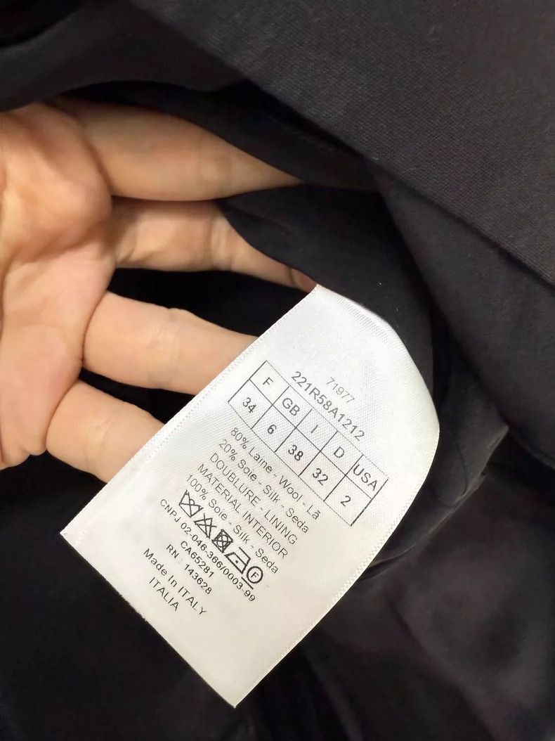 Dior Elegant Black Dior Dress with CutOut Design-2506 Size XS / US 0-2 / IT 36-38 - 5 Thumbnail
