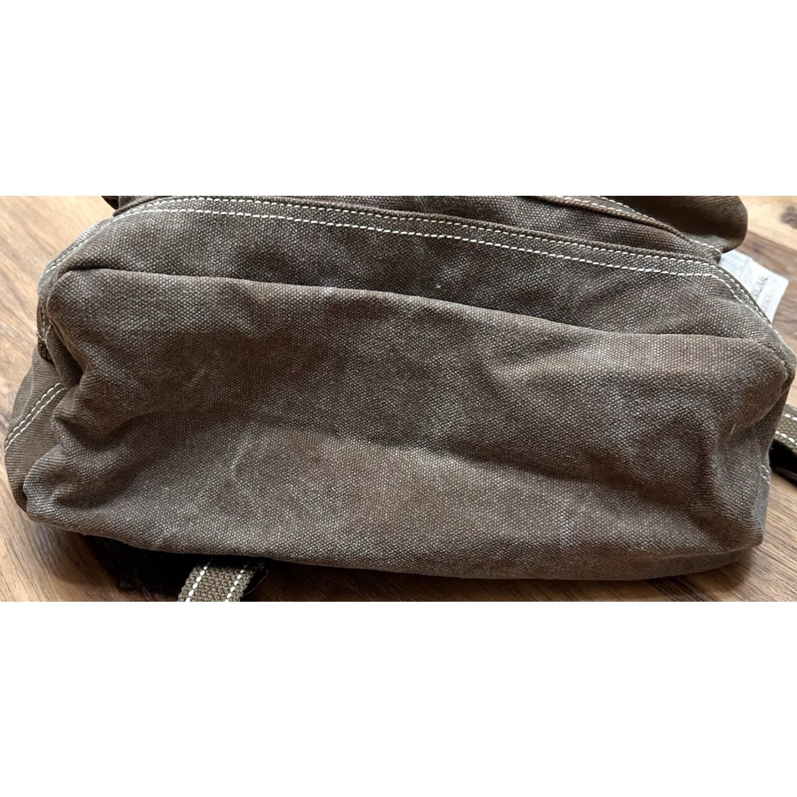 Vintage VINTAGE OGIO Canvas Ruck Sack Backpack Unisex Adults Brown 17x12x7 Distressed College Grunge Travel Pockets Adjustable Strap 2 Available Size ONE SIZE - 7 Thumbnail