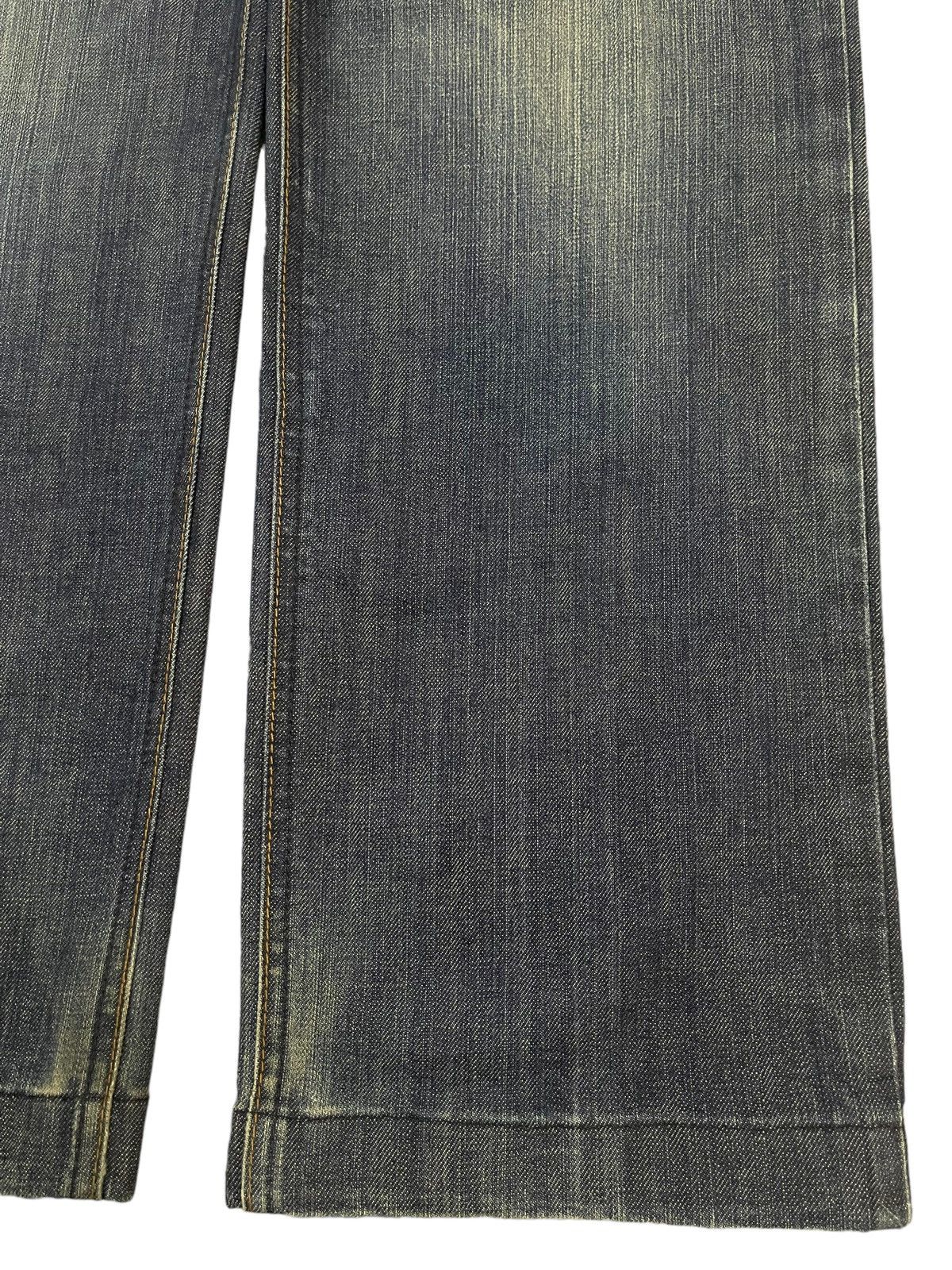 14th Addiction Vintage Japanese Brand Blue Wash Style Loose Jeans Size US 33 - 8 Thumbnail