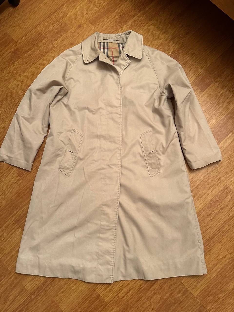 Burberry × Vintage Burberry Jacket Trench Vintage 90s Size US S / EU 44-46 / 1 - 1 Thumbnail