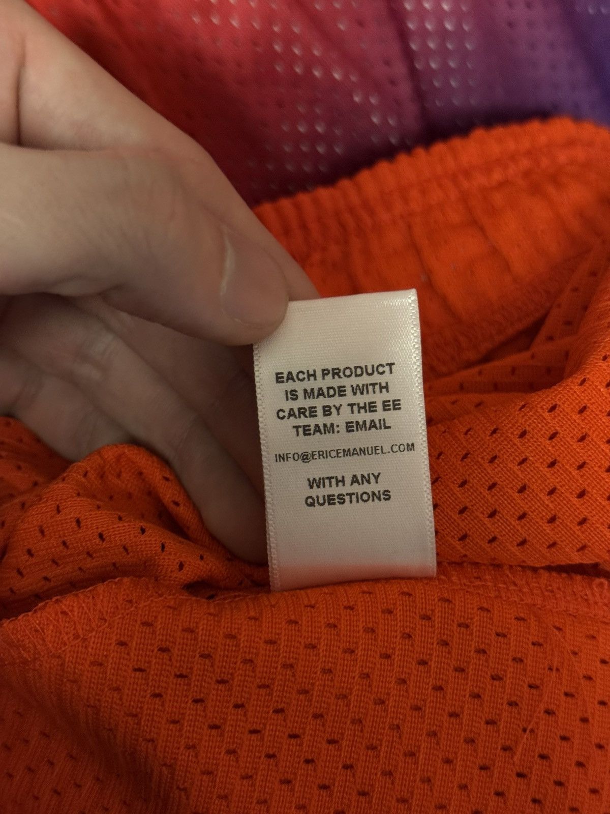 Eric Emanuel × Warren Lotas Eric Emanuel x Warren Lotas Shorts Size L Orange (NEW) Size US 30 / EU 46 - 12 Thumbnail