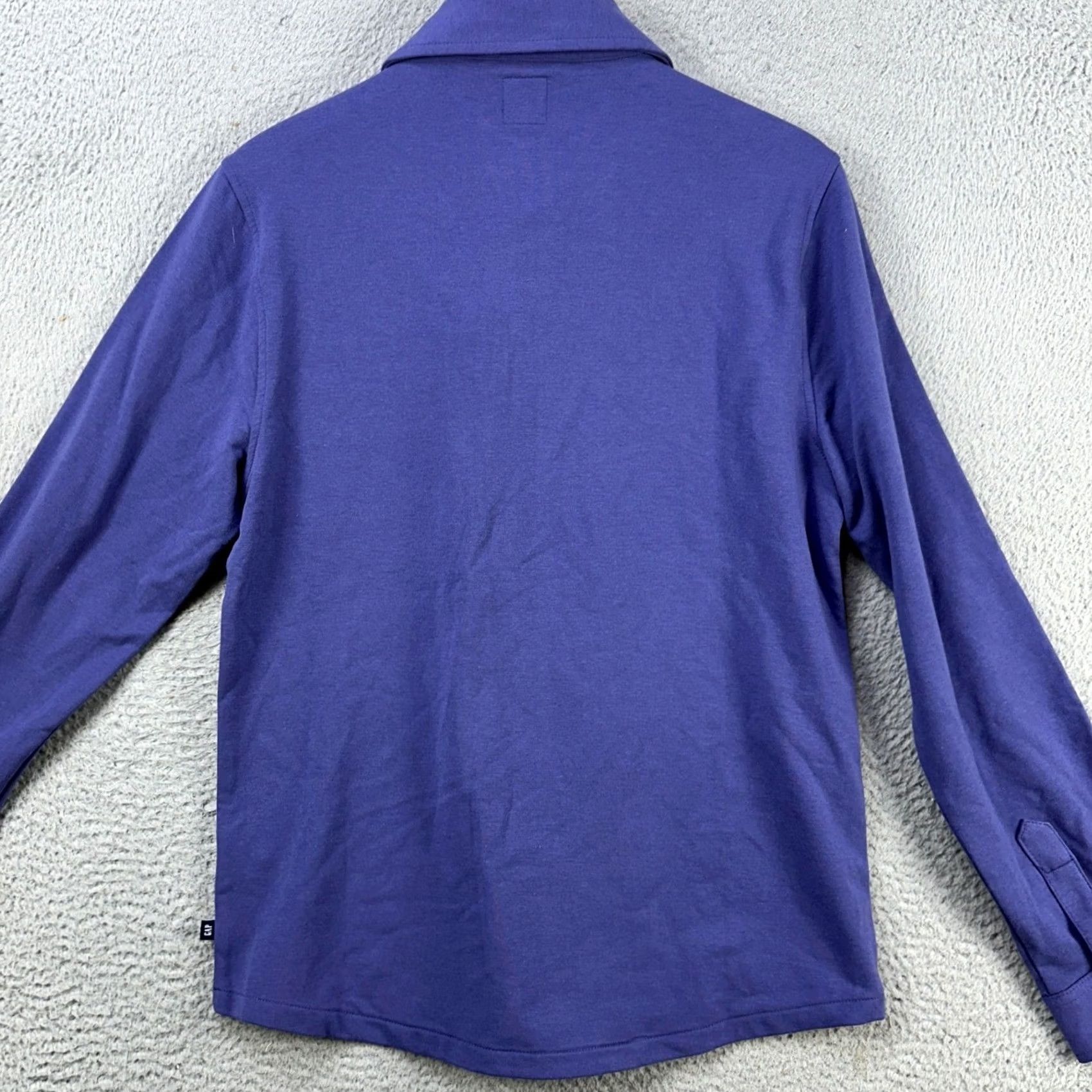 Gap VINTAGE Gap Shirt Button Up Mens Small Blue Knit Flap Pockets Long Sleeve Stretch NEW Size US S / EU 44-46 / 1 - 3 Thumbnail