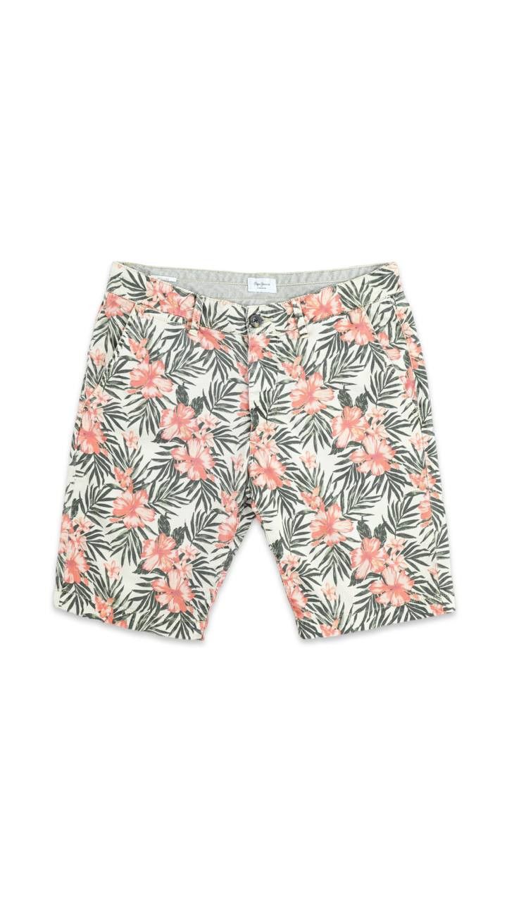 Pepe Jeans PEPE JEANS Printed chino shorts Size US 32 / EU 48 - 1 Thumbnail
