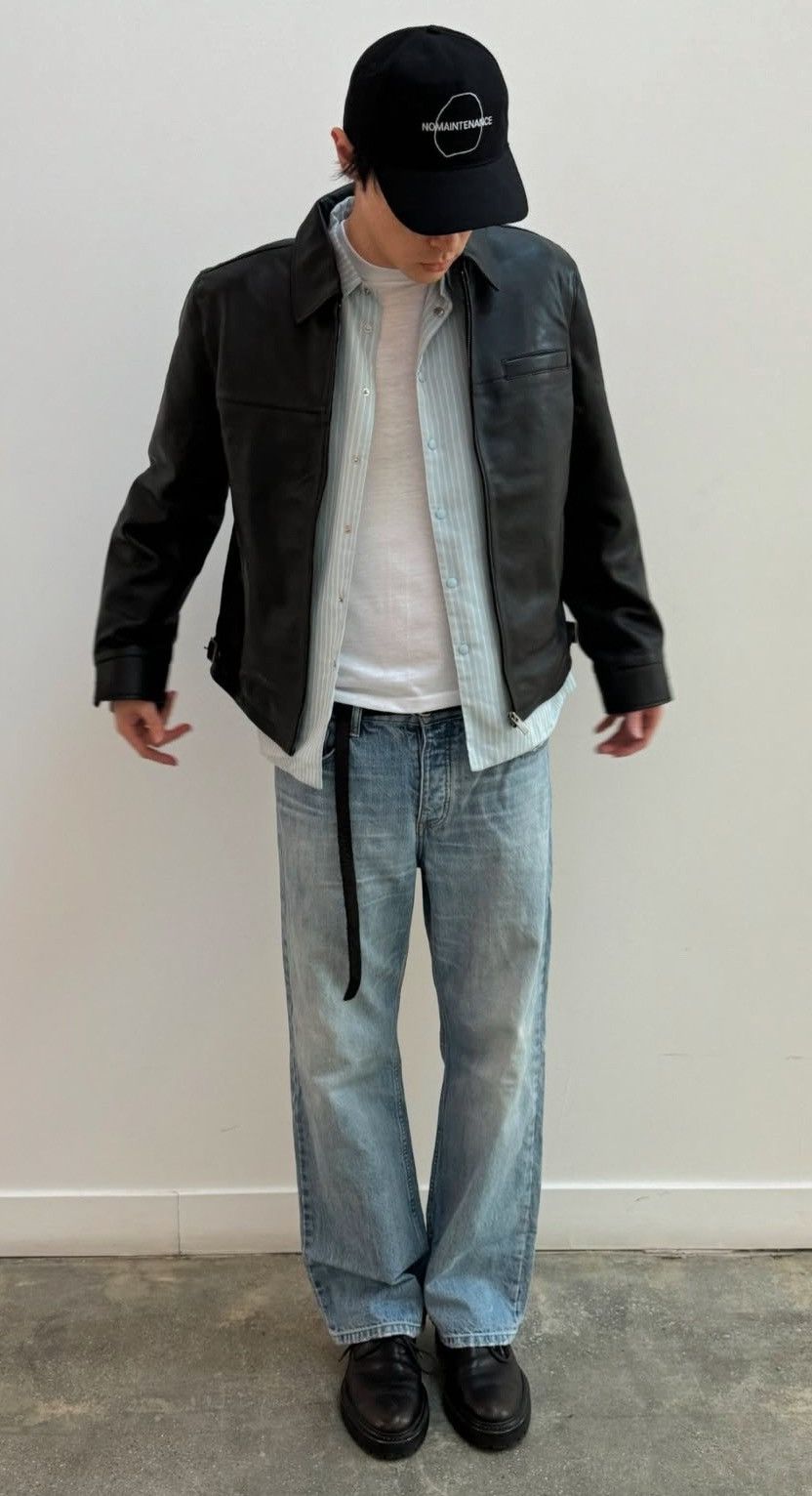 No Maintenance Leather Mechanic Jacket