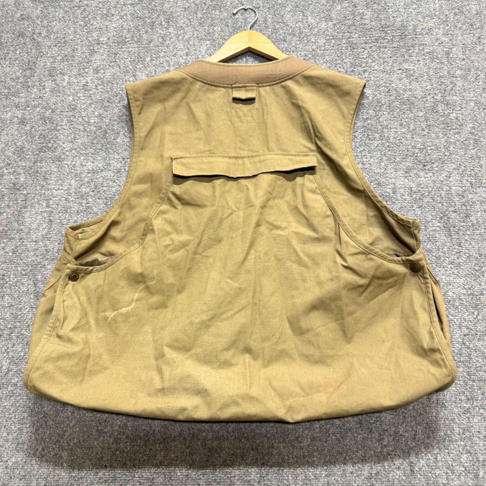 Vintage VINTAGE Columbia Vest Mens XL Beige Tan Hunting Shooting USA Made Pouch Full Zip Size US XL / EU 56 / 4 - 2 Thumbnail