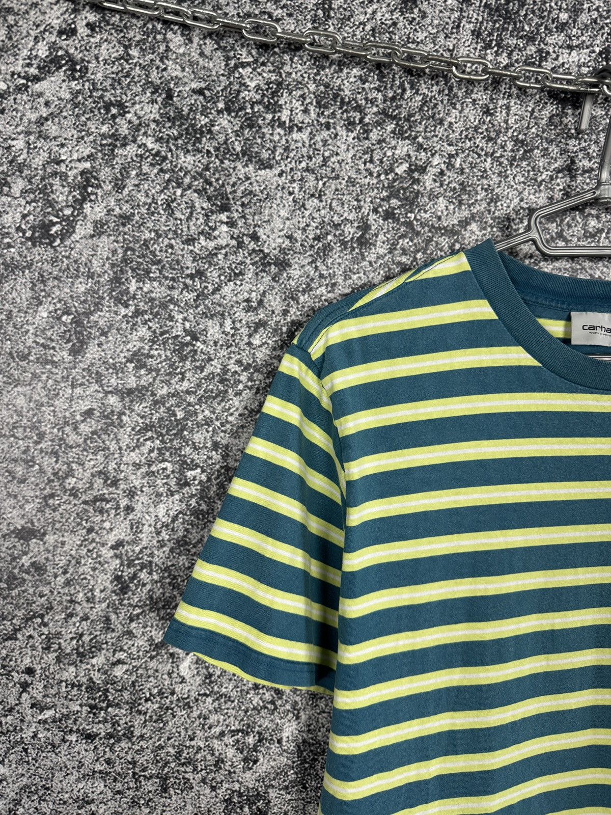 Carhartt Men’s Carhartt S/S Oakland Striped T-Shirt Streetwear Size L Size US L / EU 52-54 / 3 - 3 Thumbnail
