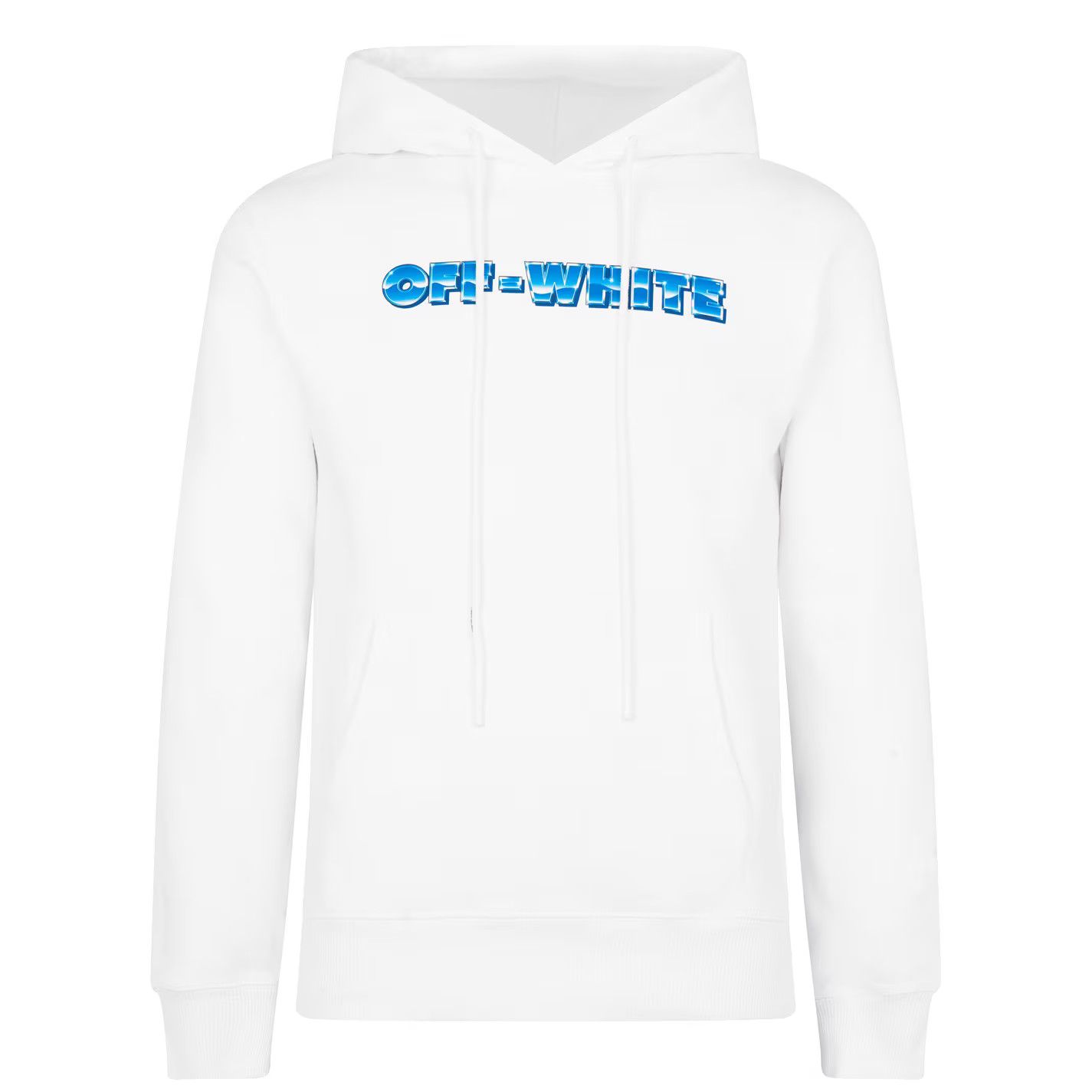 Off-White o1g2r1mq0226 Metal Arrow Hoodie In White Size US XXL / EU 58 / 5 - 1 Thumbnail