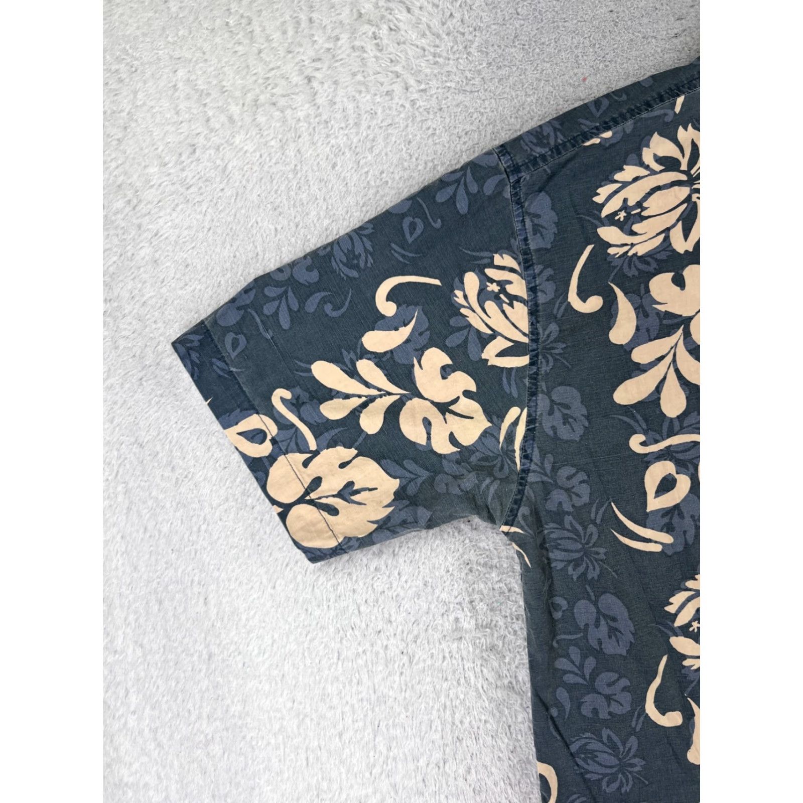 Etro Metro One Hawaiian Shirt Adult Large Blue Floral 100% Cotton Button-Up Mens Size US L / EU 52-54 / 3 - 3 Thumbnail