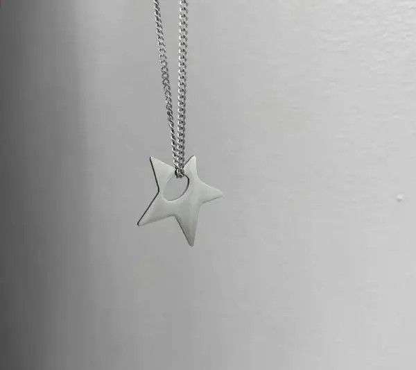 Jewelry Chain Star Necklace Y2K Pop Punk Grunge Size ONE SIZE - 3 Thumbnail