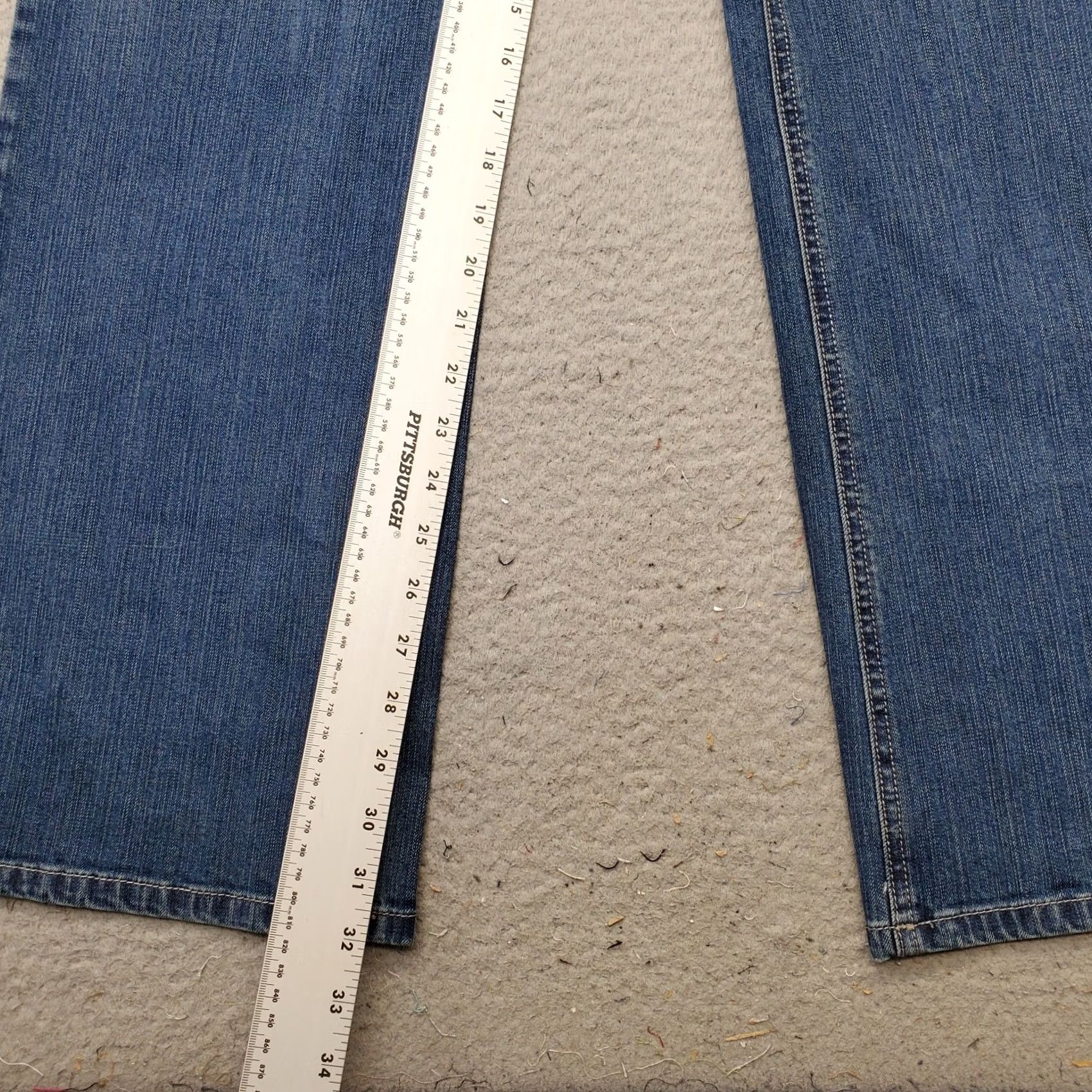 Vintage Sonoma Jeans Womens 16 Blue Denim Bootcut Modern Regular Stretch Low Rise Outdoor Jeans Size 38" / US 16 / IT 52 - 4 Thumbnail