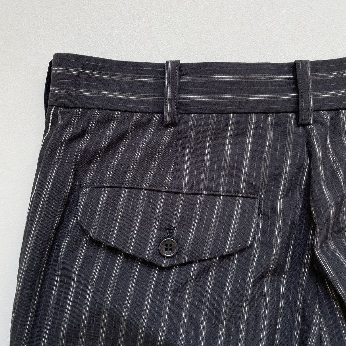 Comme des Garcons S/S 19 Reworked Black/White Pinstripe Pants Size US 30 / EU 46 - 11 Thumbnail