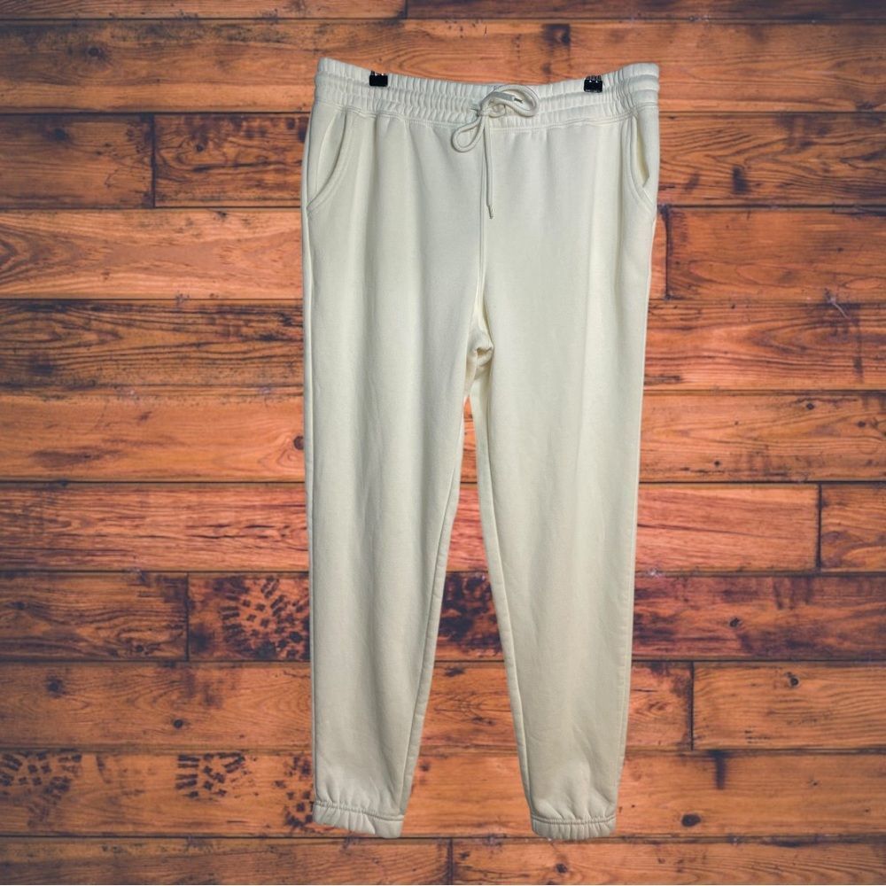 Other Just Be White Sweatpants Large Size 34" / US 12 / IT 48 - 1 Thumbnail