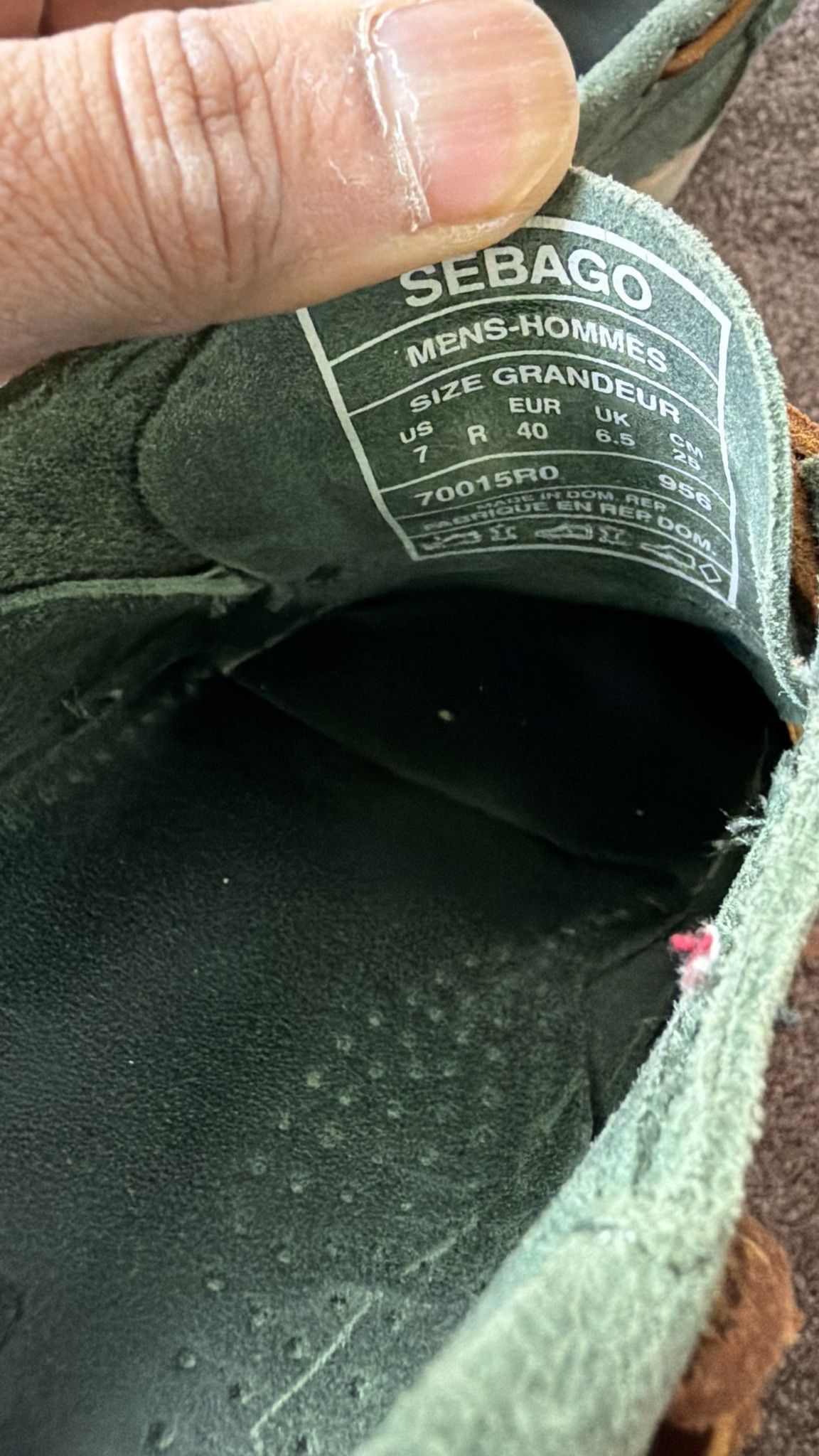 Sebago Sebago Suede Boat Shoes Size US 8 / EU 41 - 4 Thumbnail