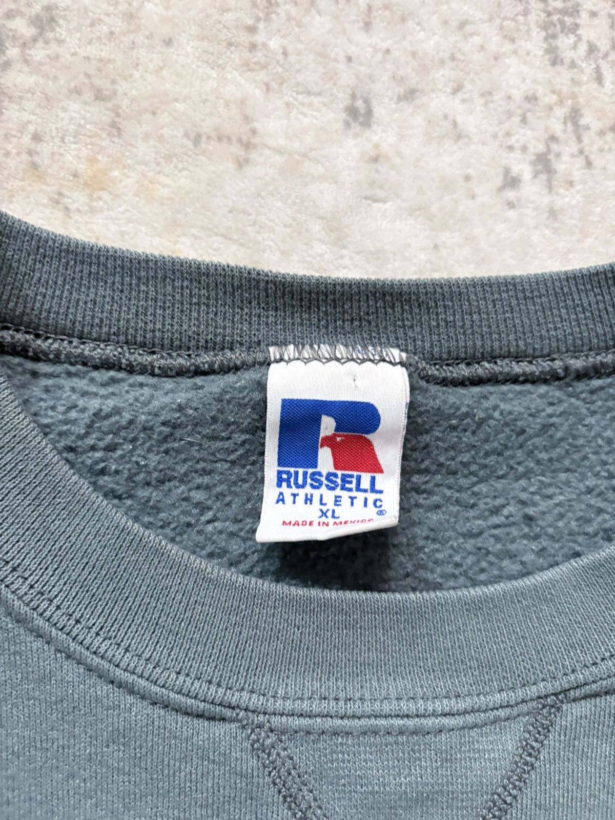 Russell Athletic 90’s Russel Athletic Vintage Dark Forrest Green Sweatshirt Size US XL / EU 56 / 4 - 2 Thumbnail