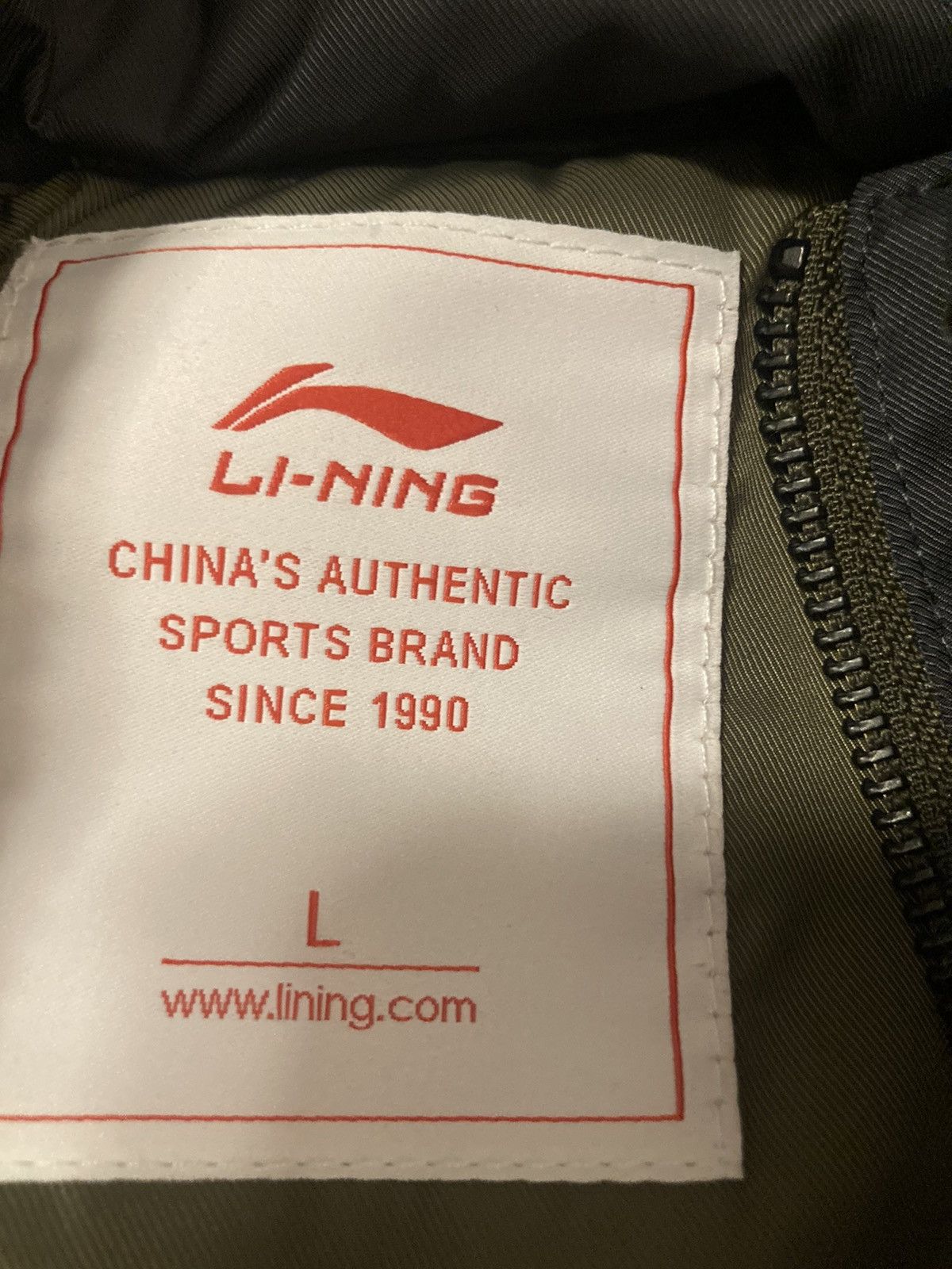 Li-Ning Li NING BOMBER JACKET Size US L / EU 52-54 / 3 - 4 Thumbnail
