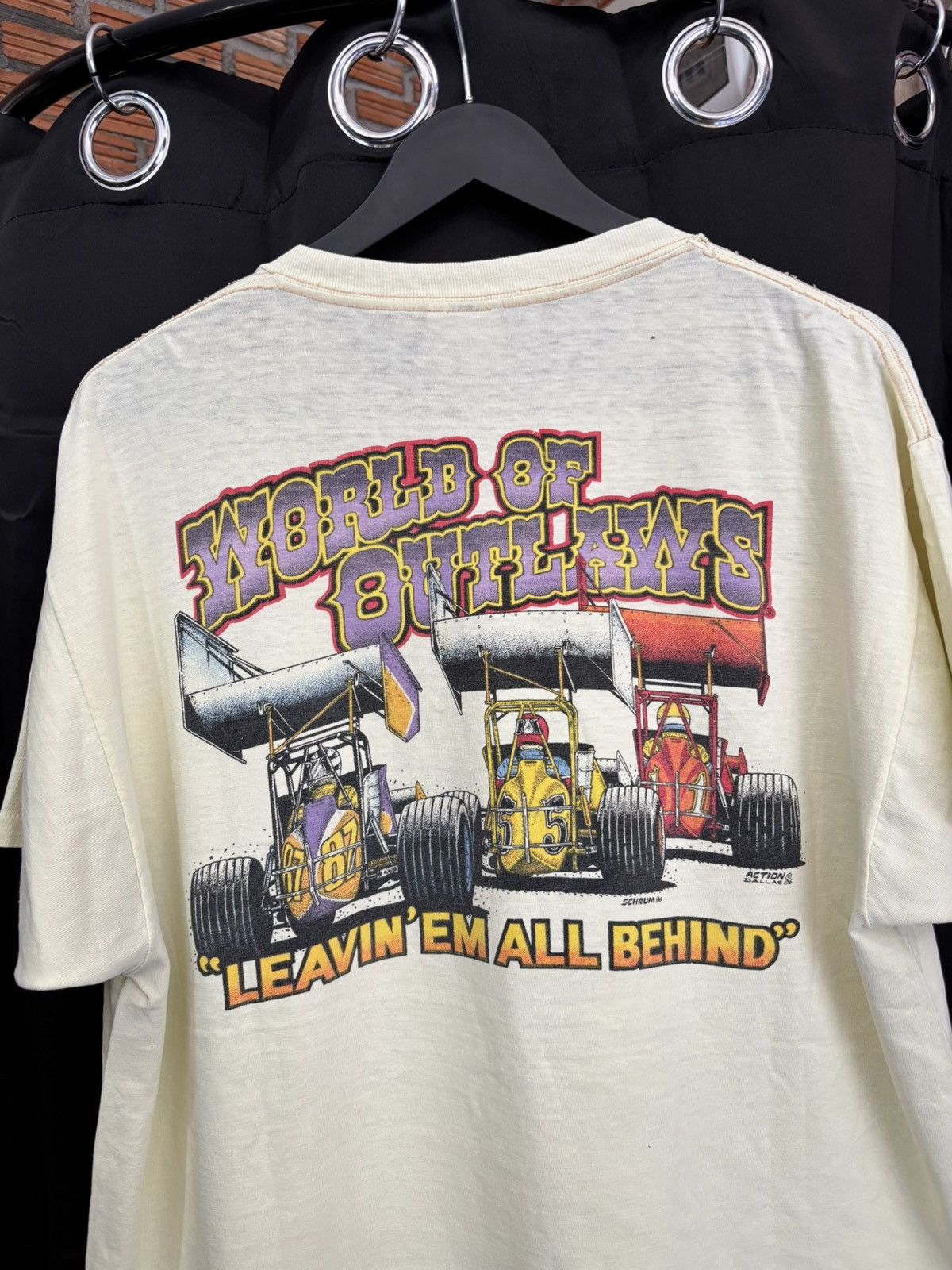 Vintage VINTAGE 1987 World of Outlaws Sprint Car Size US L / EU 52-54 / 3 - 9 Thumbnail