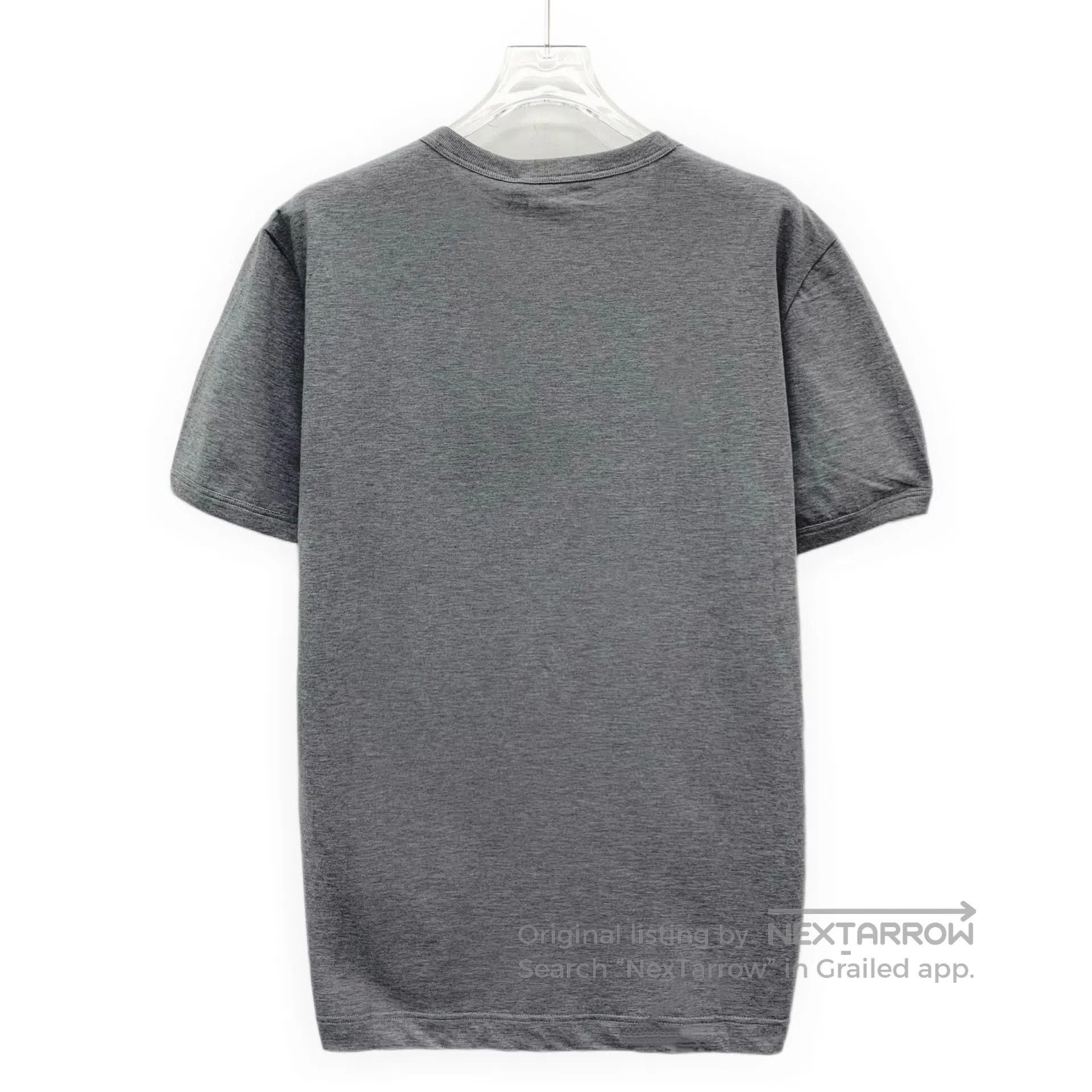 Dolce & Gabbana Dolce Gabbana Grey Crown Embroidered Cotton Round Neck Sho Size US S / EU 44-46 / 1 - 2 Thumbnail