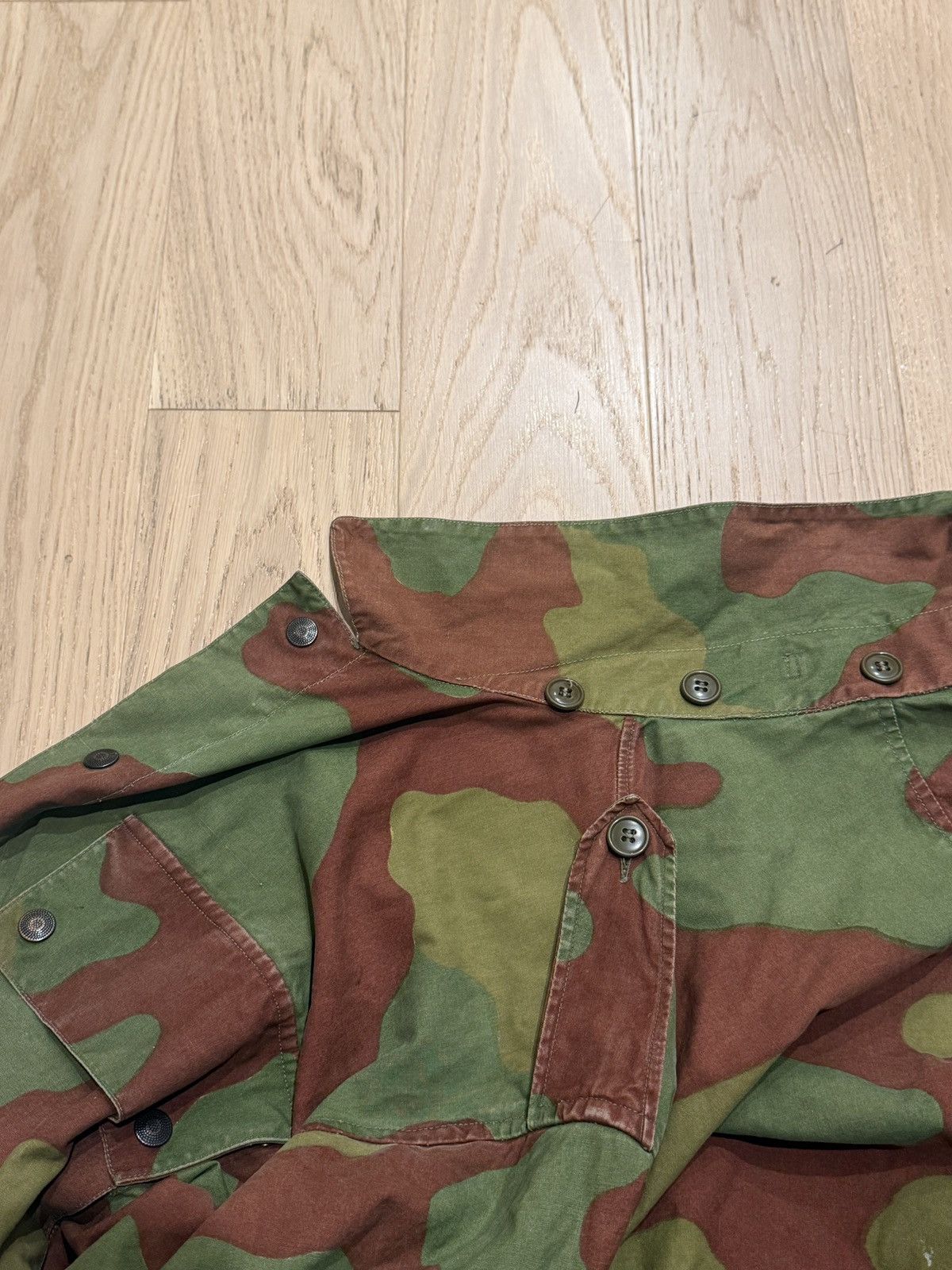 Vintage 1950s Italian M1929 Telo Mimetico paratrooper/smock jacket Size US L / EU 52-54 / 3 - 9 Thumbnail