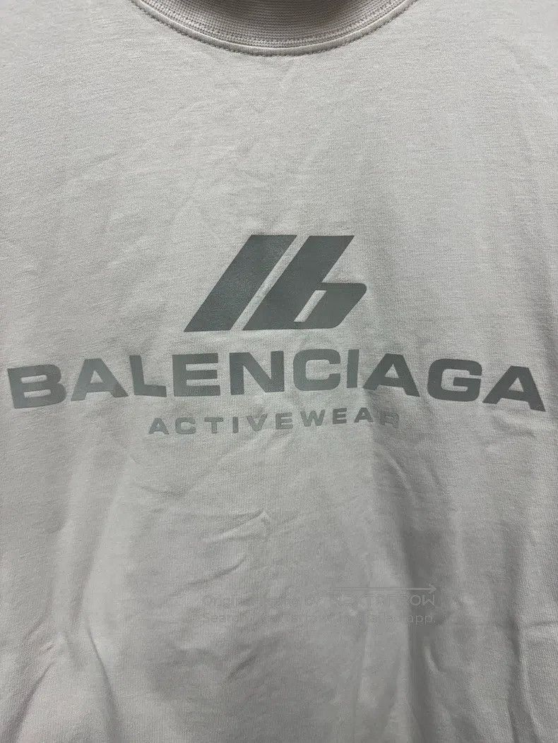 Balenciaga Balenciaga Reflective Logo Short Sleeve Size US S / EU 44-46 / 1 - 6 Thumbnail