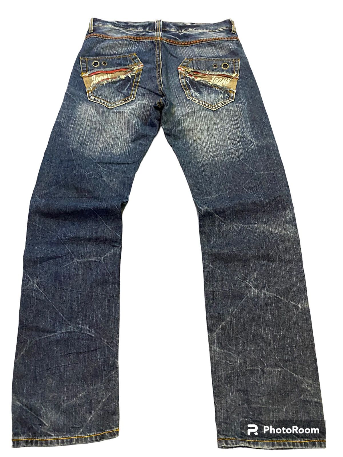 Japanese Brand Japan Villand crazy lightning jeans Size US 34 / EU 50 - 1 Thumbnail