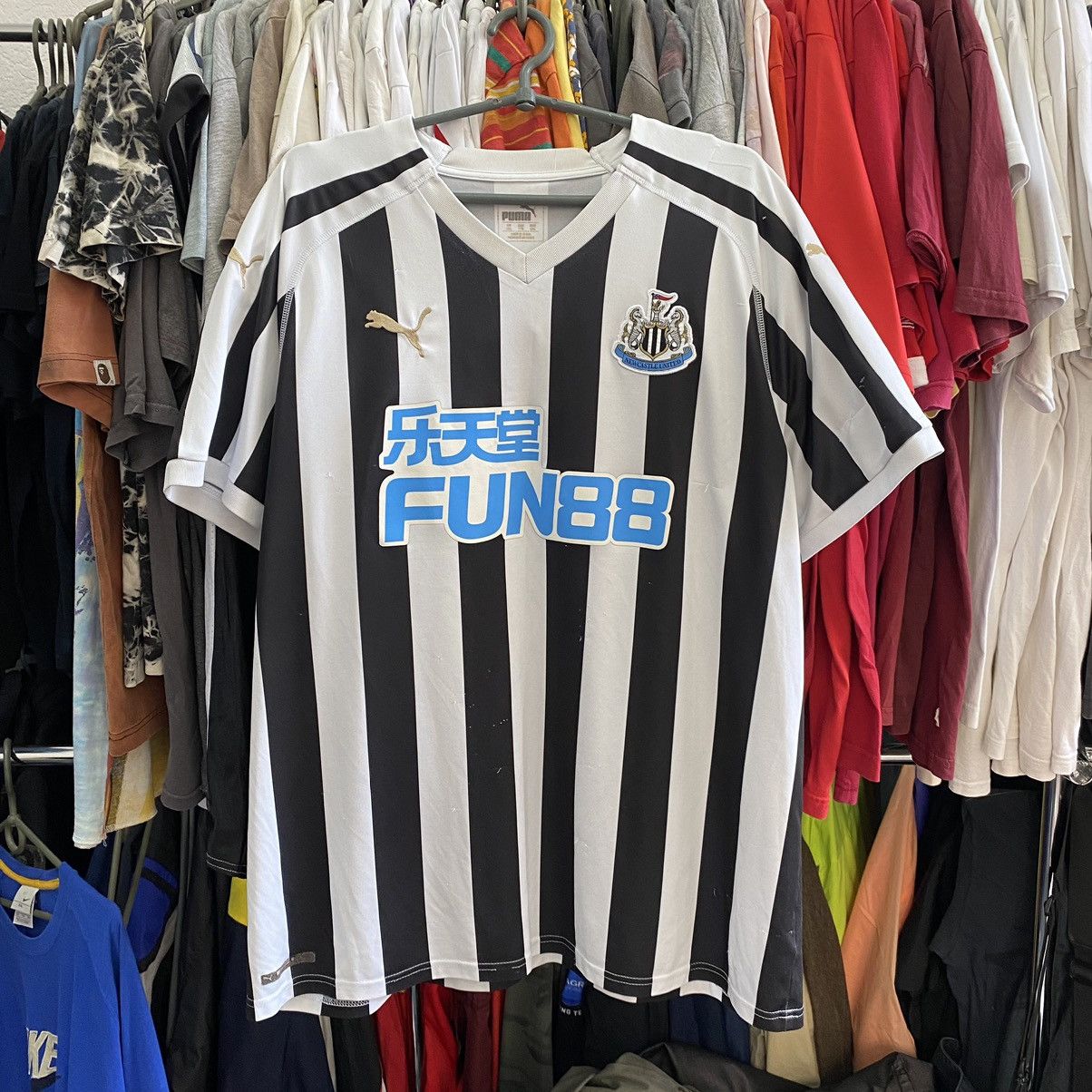 Puma Vintage Puma New Castle United Team Football Jersey Size US XXL / EU 58 / 5 - 1 Thumbnail