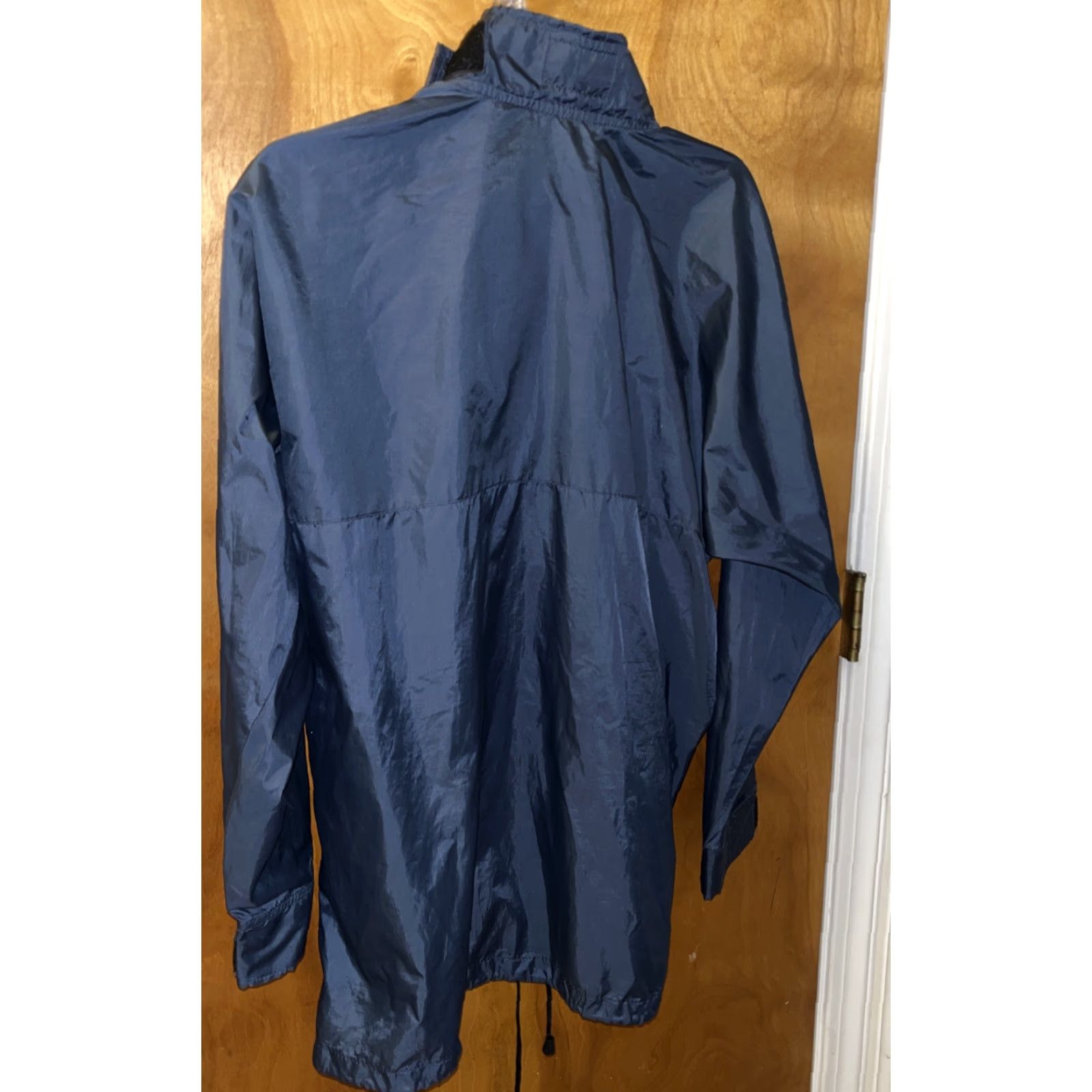 Equipment VINTAGE Zanskar Outdoor Equipment Windbreaker Rain Coat Jacket Unisex Small Summer Spring Nylon Very Dark Blue Women Size S / US 4 / IT 40 - 8 Thumbnail