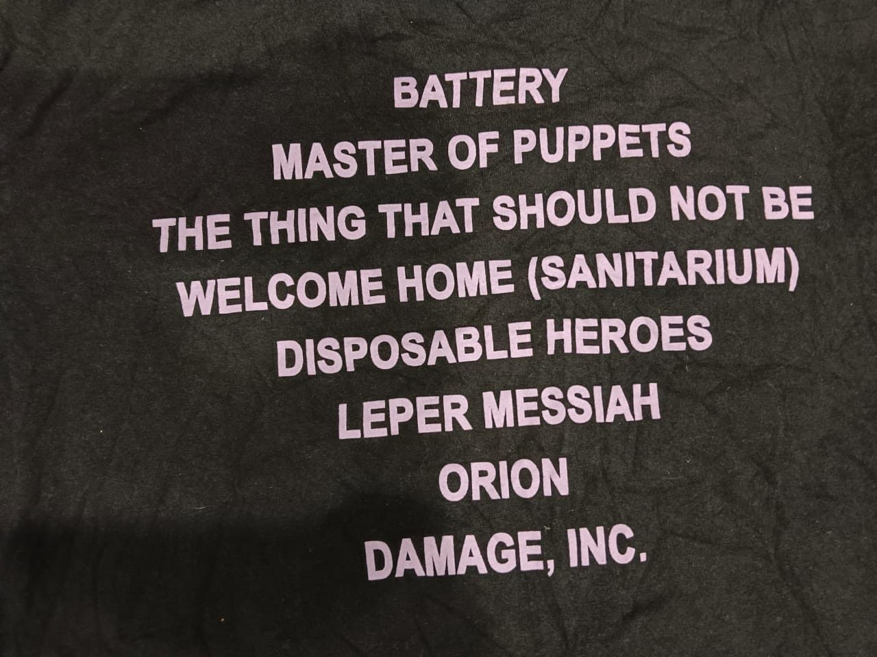 Band Tees × Metallica Metallica master of puppets Size US XL / EU 56 / 4 - 7 Thumbnail